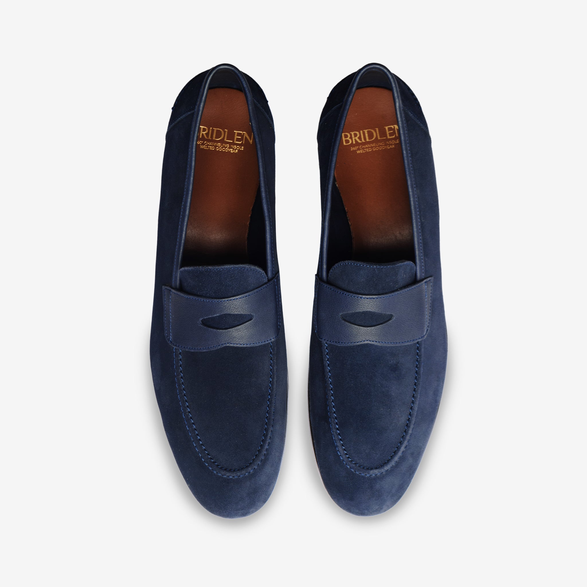 Unlined Penny Loafer Ii | Navy - Rufer Last - Janus Calf