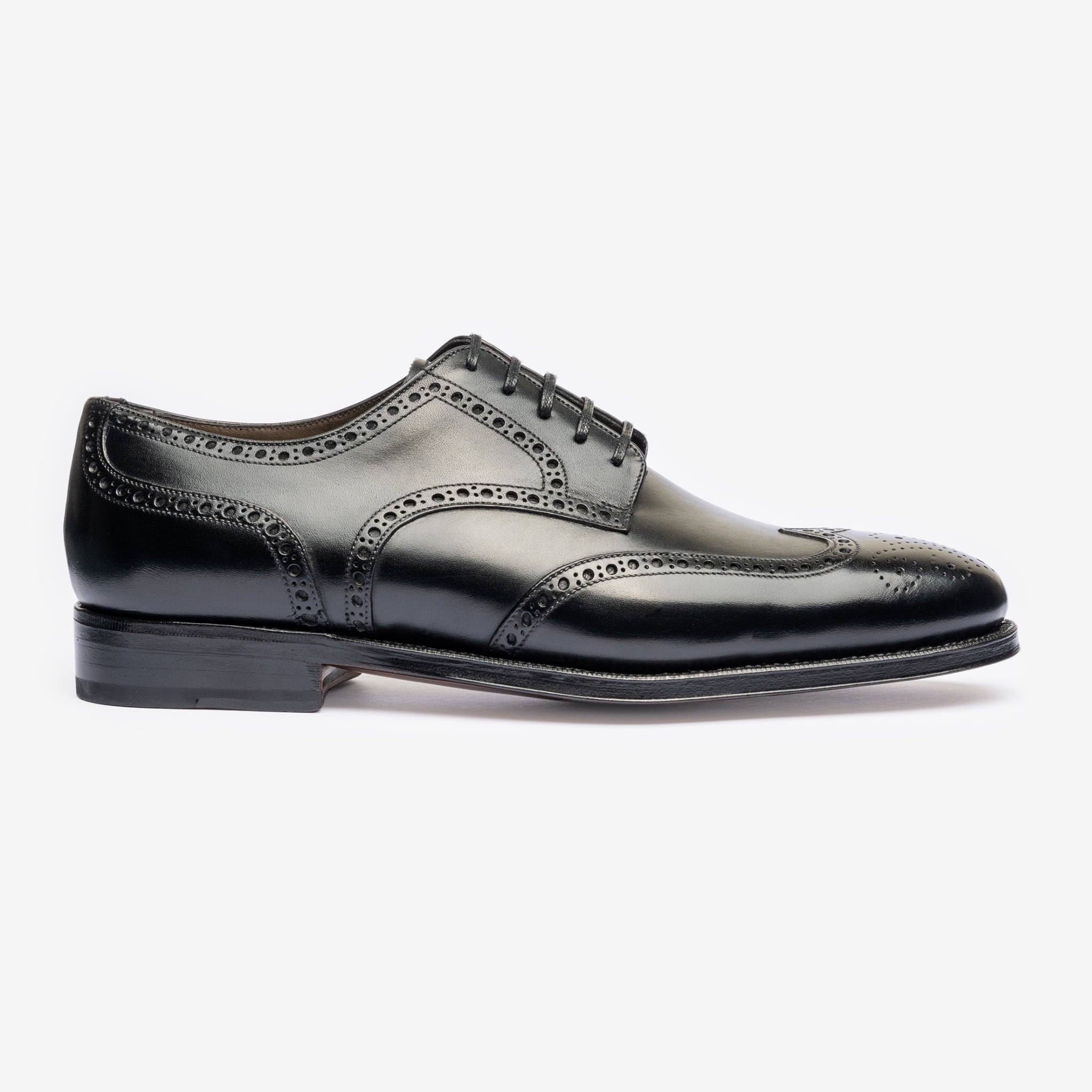 Wingtip Derby | Black - Zip Last