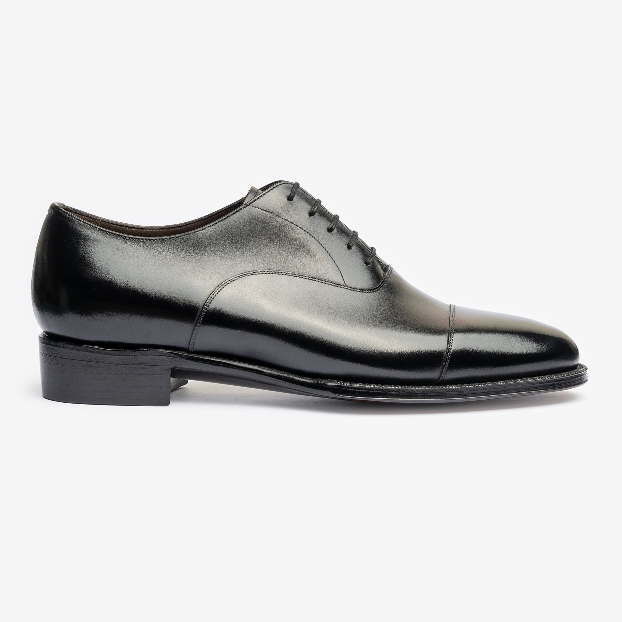 Straight Tip Oxford | Black - Zip Last - Founders 25