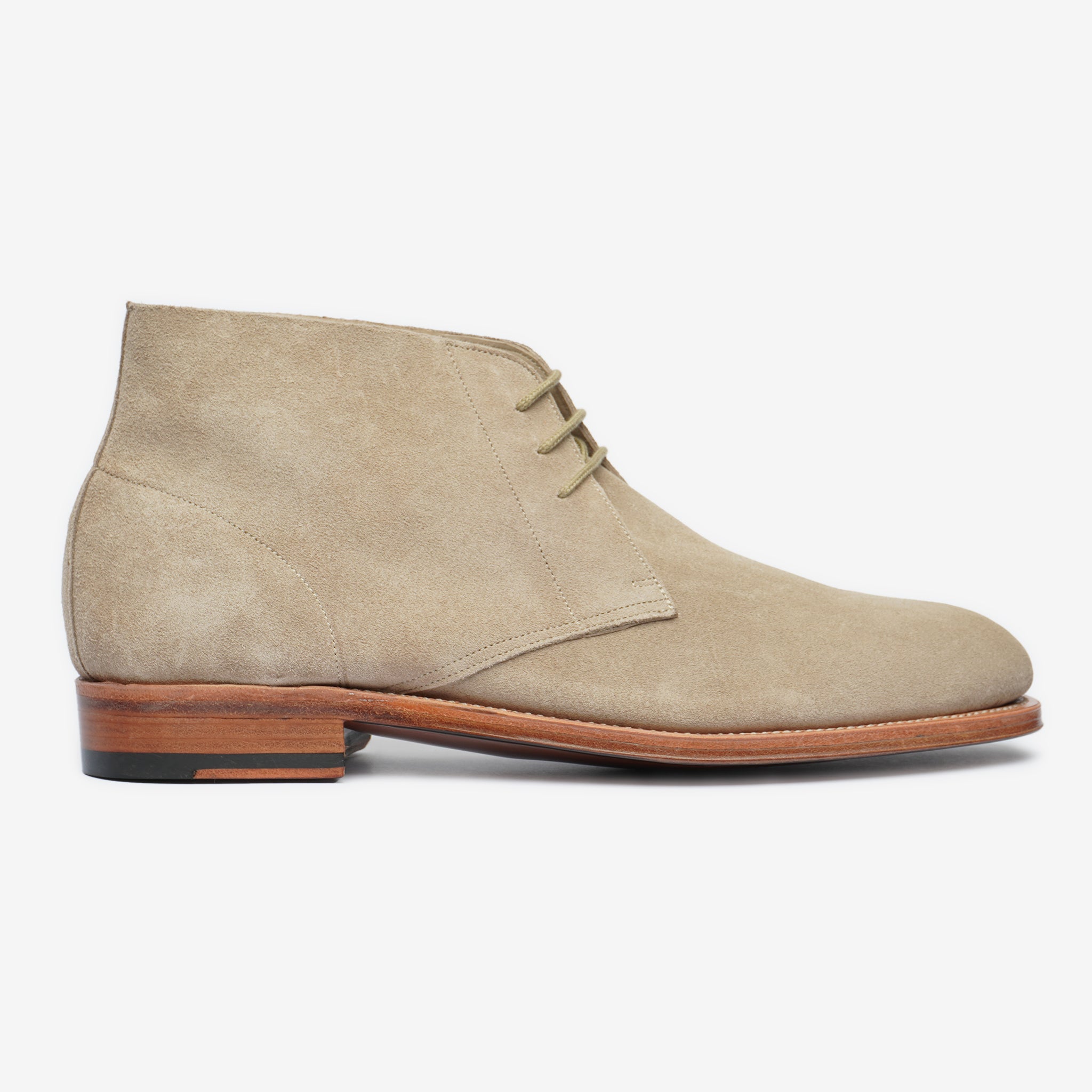 Unlined Chukka Boot | Stone - Rui Last - Janus Calf