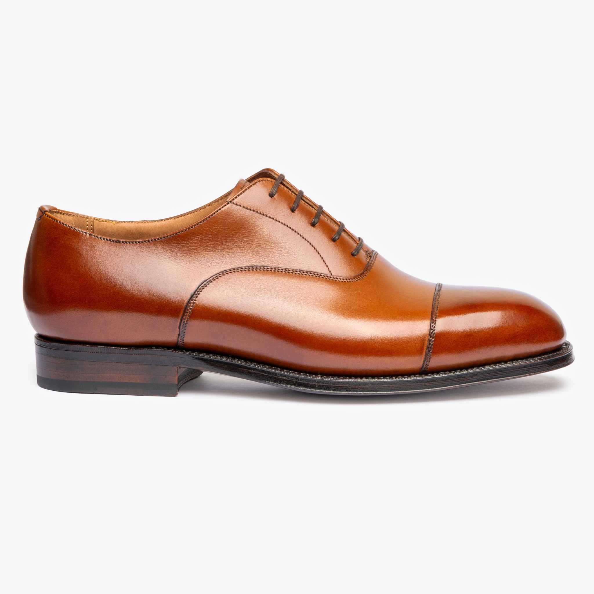 Straight Tip Oxford | Tan - Char Last