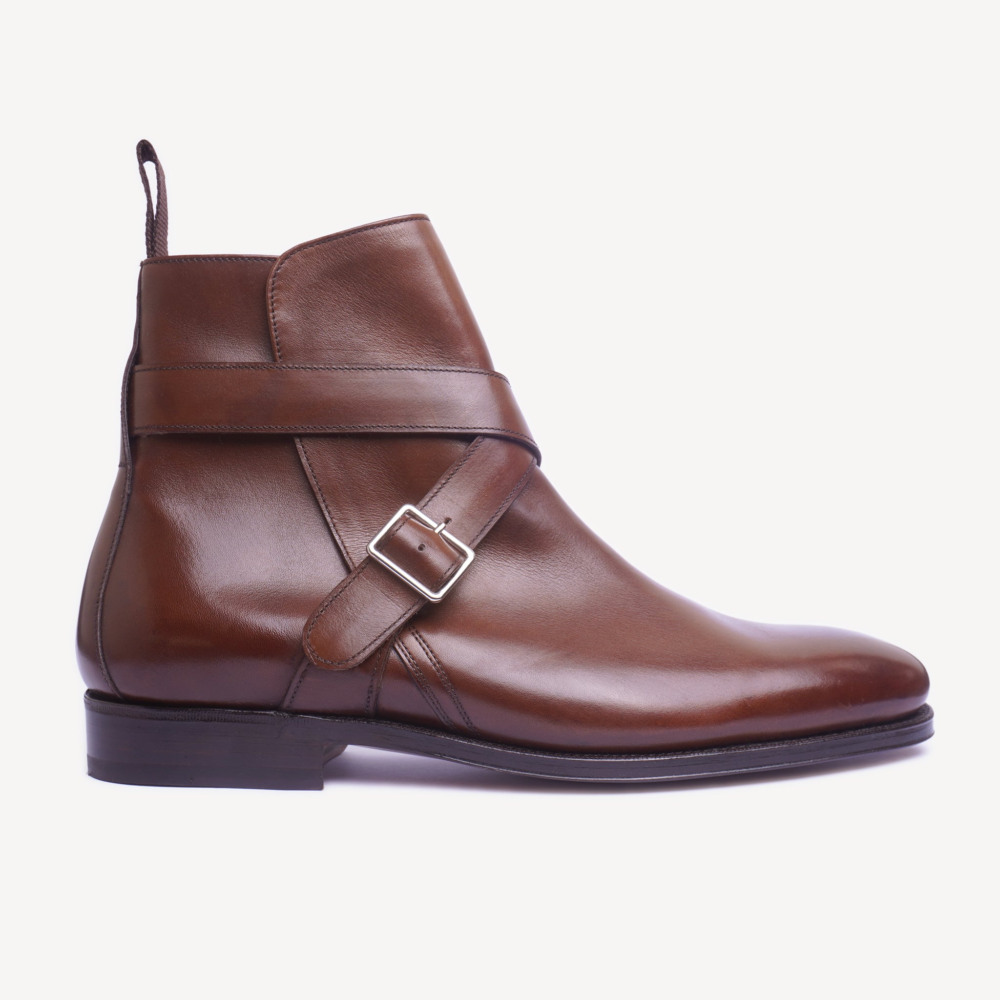 Jodhpur Boot | Brown - Zip Last