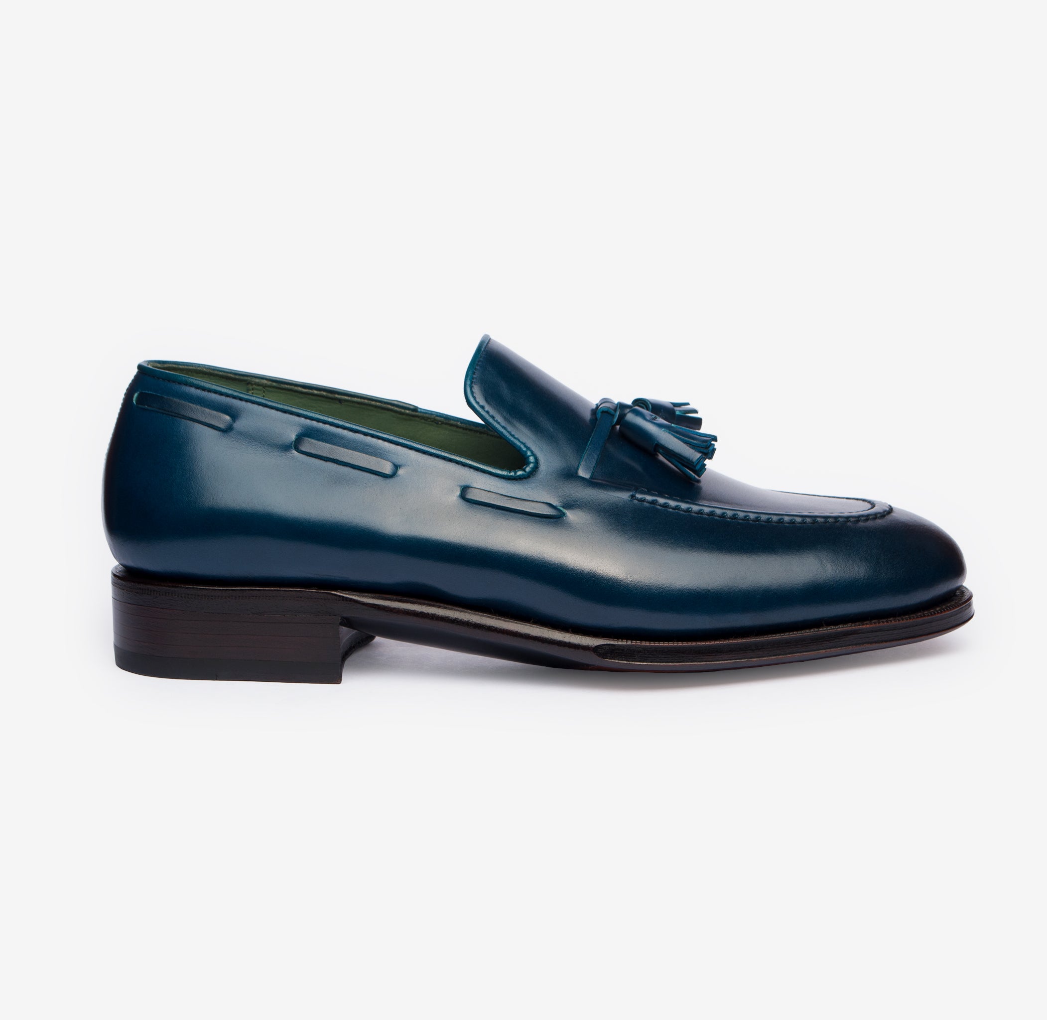 Tassel Loafer | Blue Shell Cordovan - Rufer Last