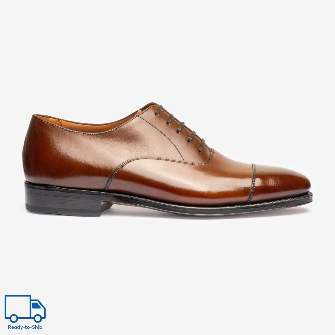 Straight Tip Oxford | Brown - Zip Last