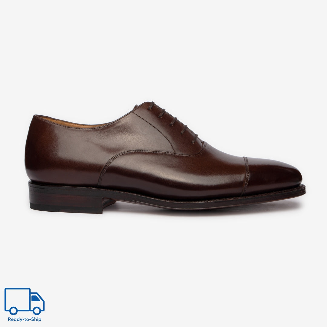 Straight Tip Oxford - Bitter Choco - Zip Last - RTW – Bridlen