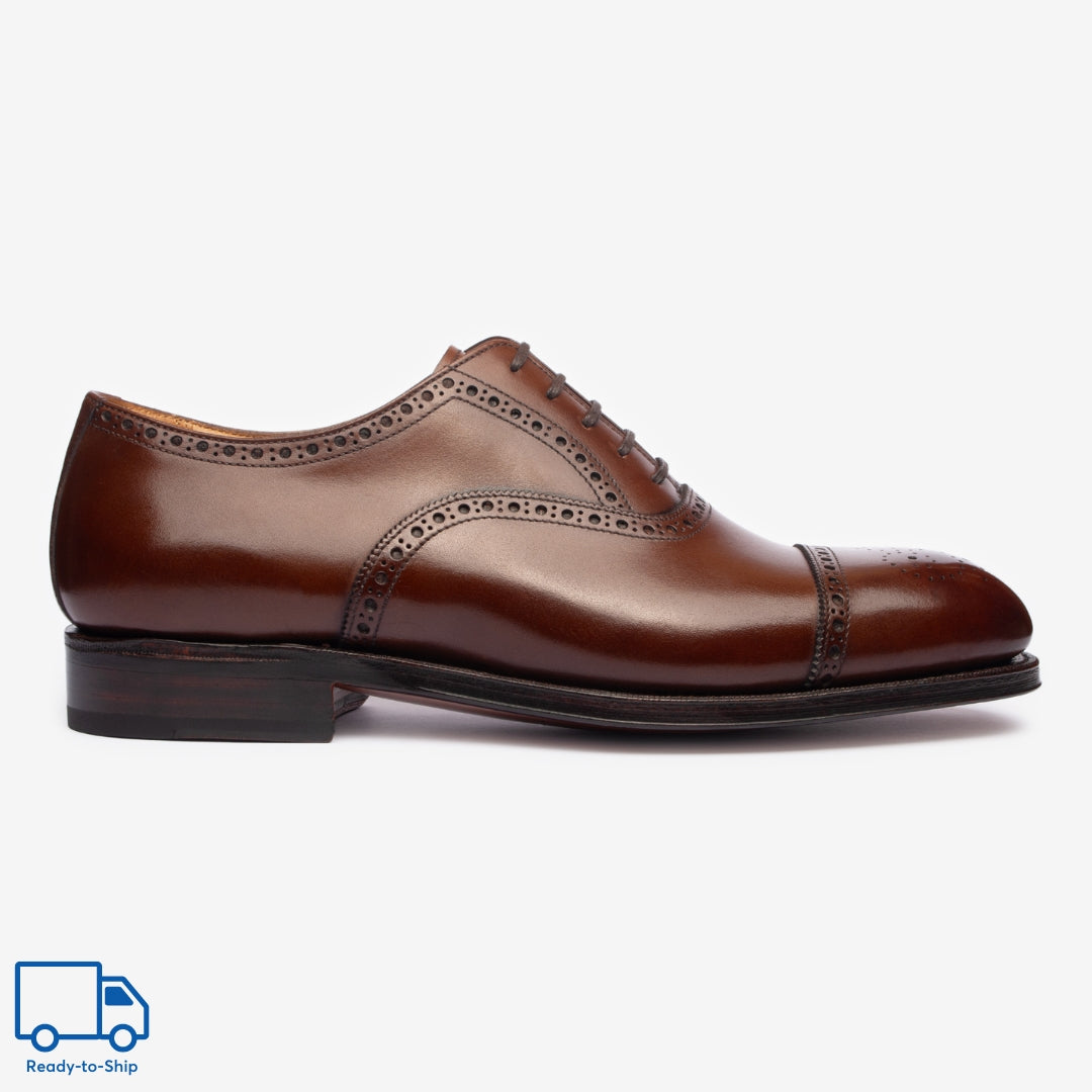 Semi Brogue Oxford | Brown - Char Last