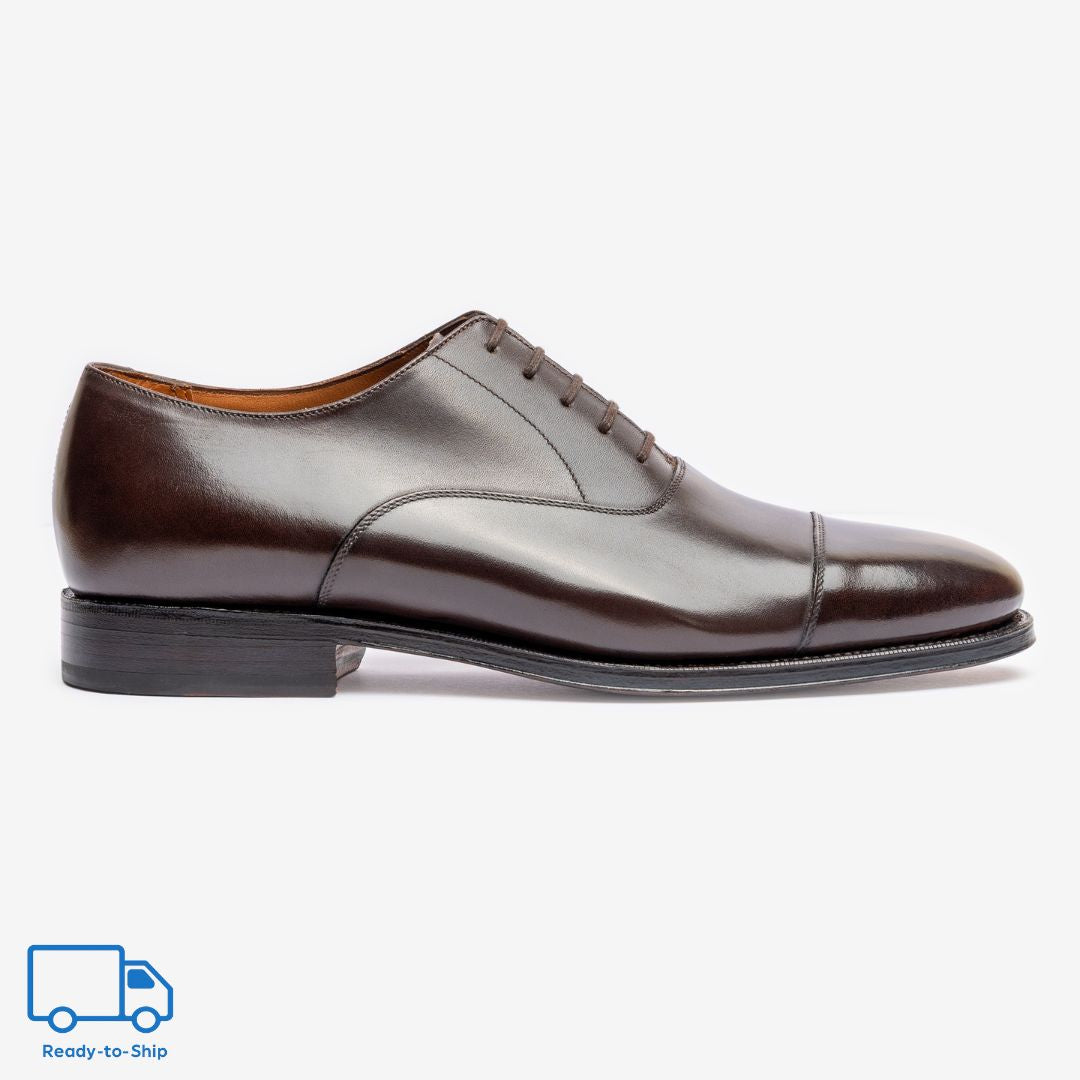 Straight Tip Oxford | Bitter Choco - Zip Last