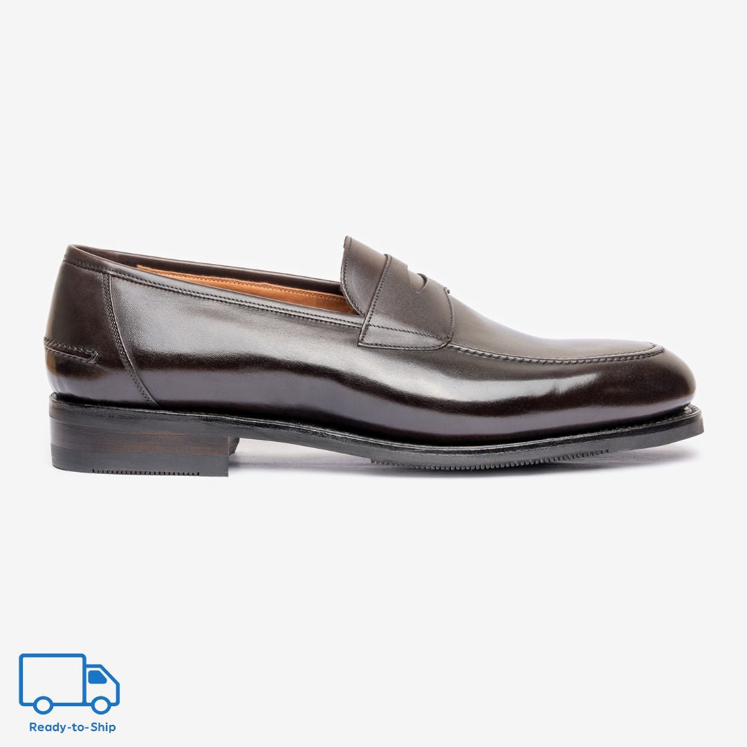 Penny Loafer Ii | Bitter Choco - Rufer Wide Last