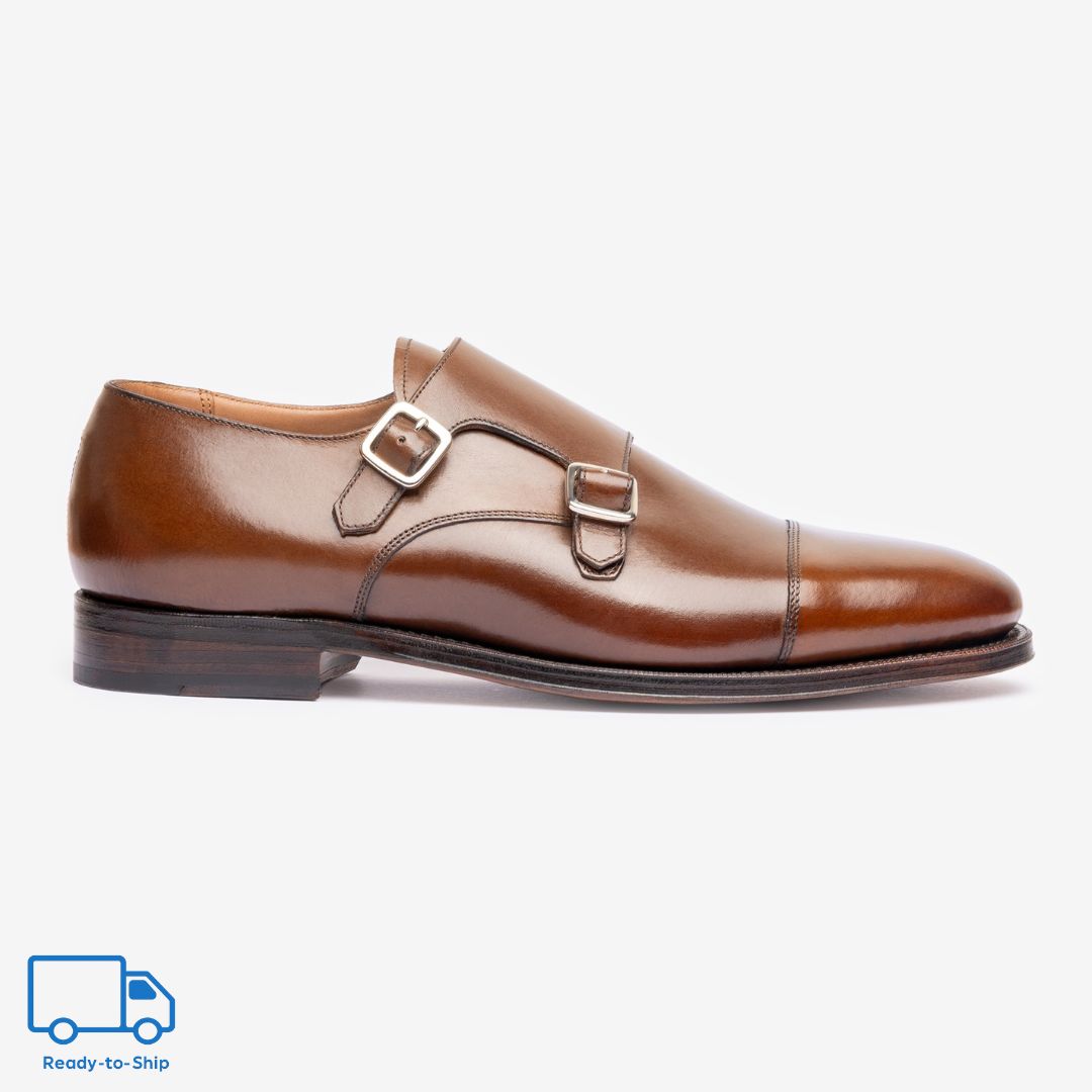 Double Monk - Brown - Zip Last - RTW Bridlen Double Monk - Brown - Zip Last - RTW Bridlen