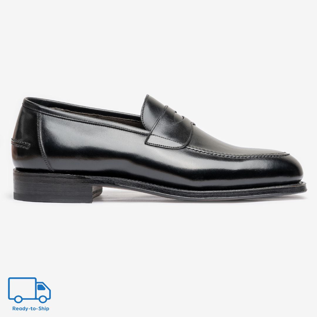 Penny Loafer Ii | Black - Rufer Last