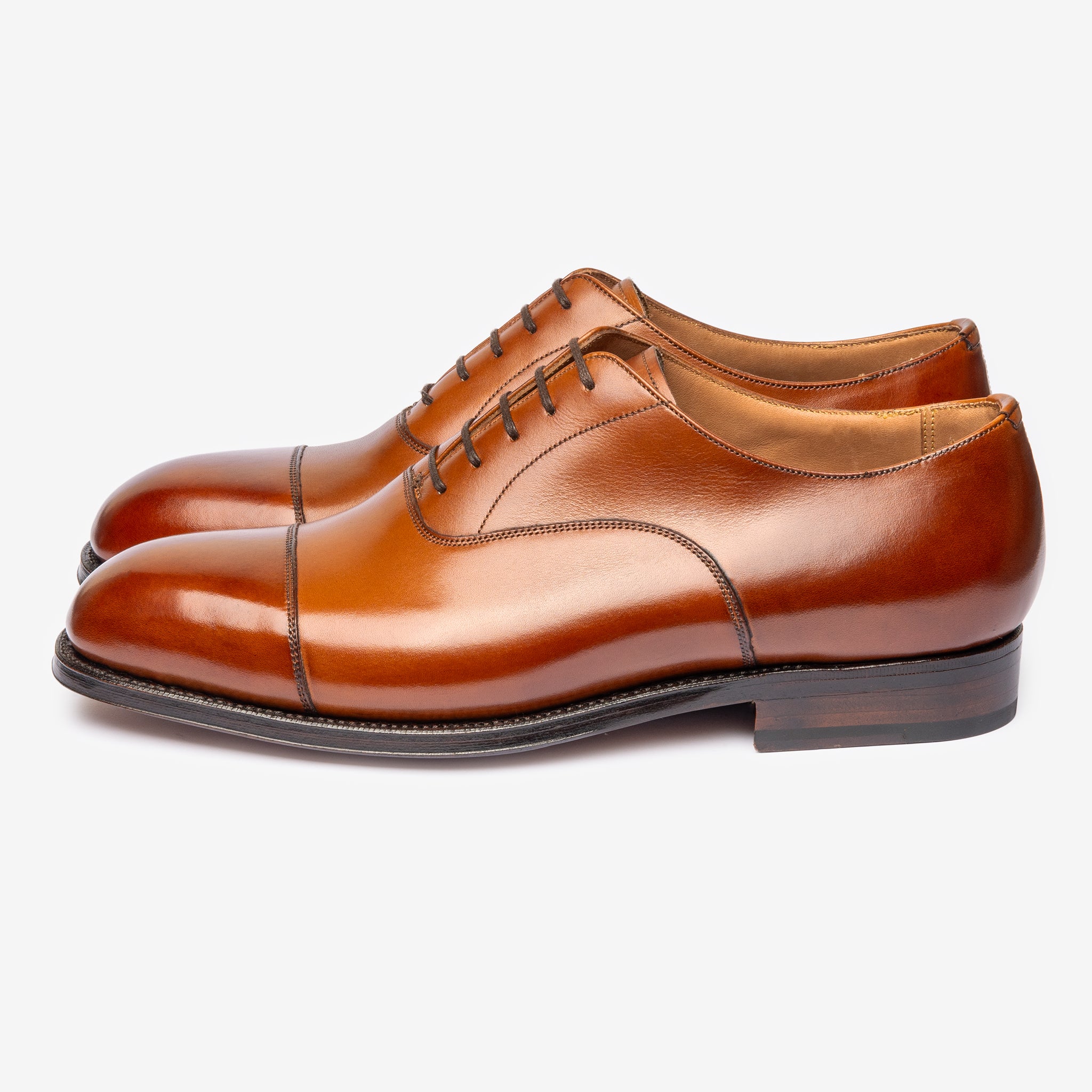 Straight Tip Oxford | Tan - Char Last