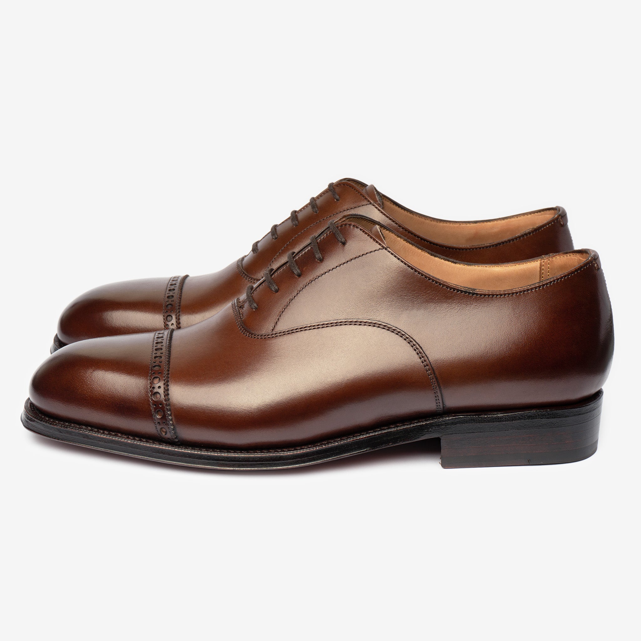 Punch Cap Oxford | Brown - Char Last