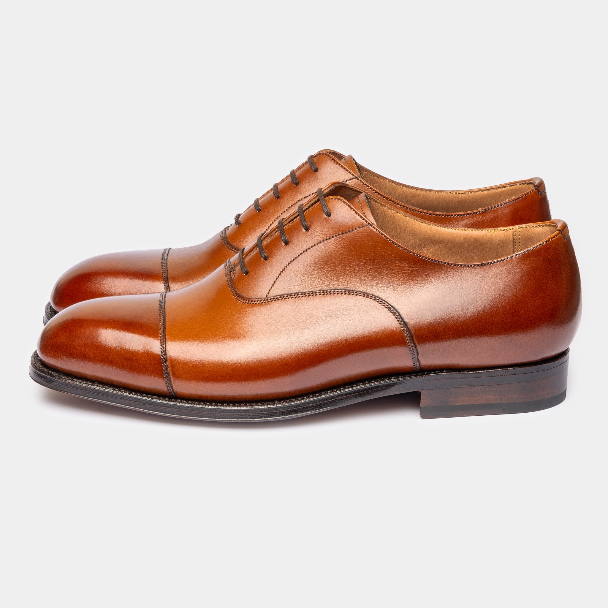 Straight Tip Oxford | Tan - Char Last