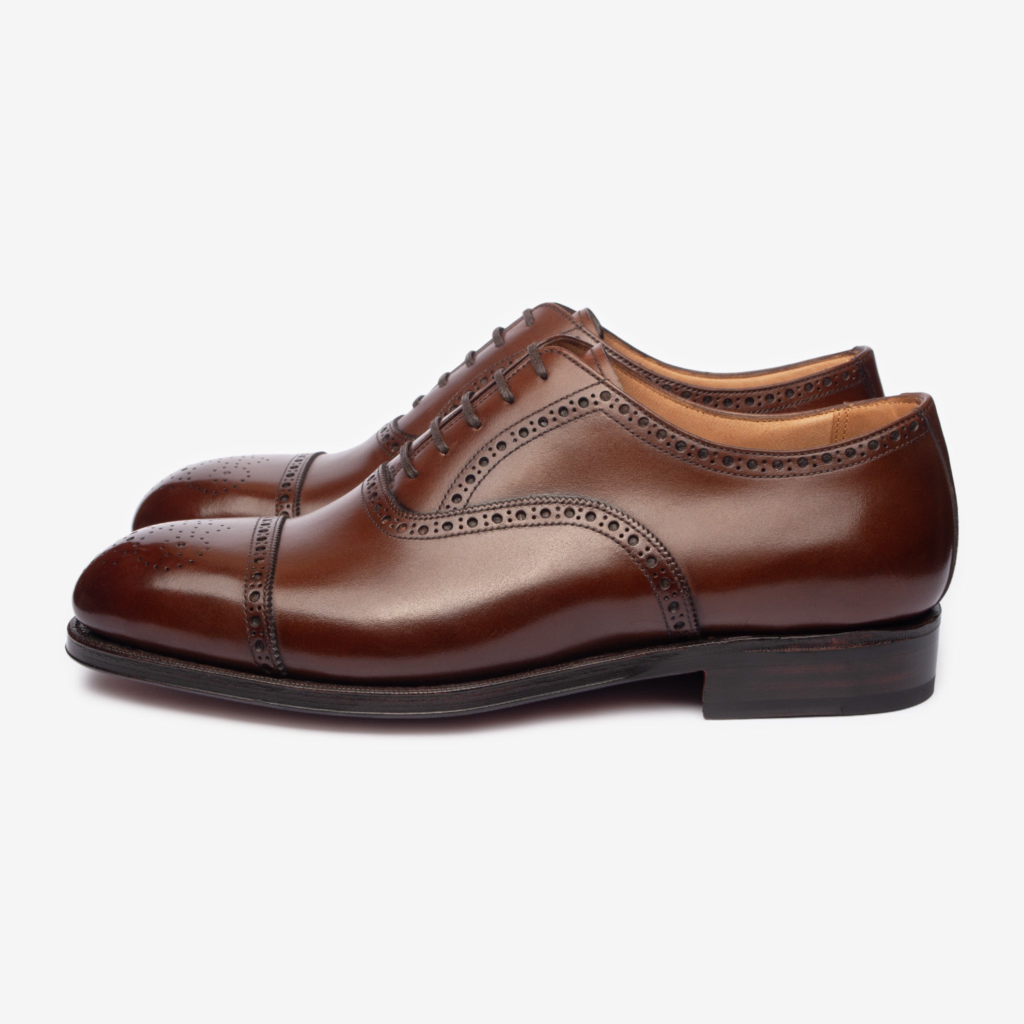 Semi Brogue Oxford | Brown - Char Last