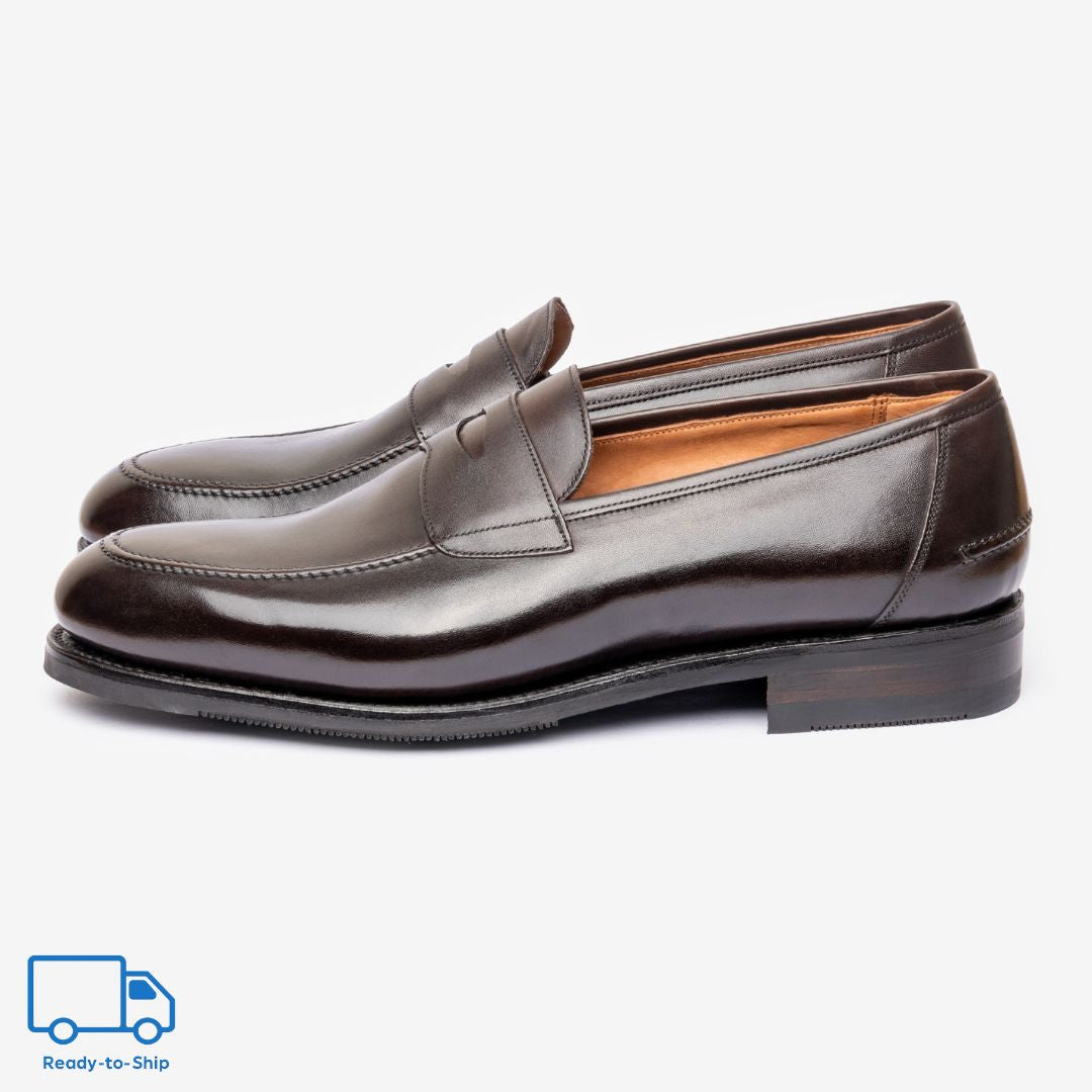 Penny Loafer Ii | Bitter Choco - Rufer Wide Last