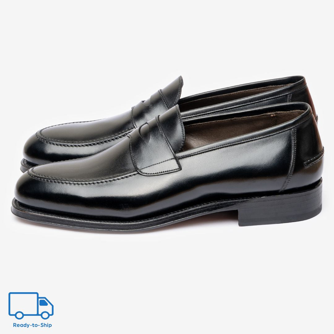 Penny Loafer Ii | Black - Rufer Last