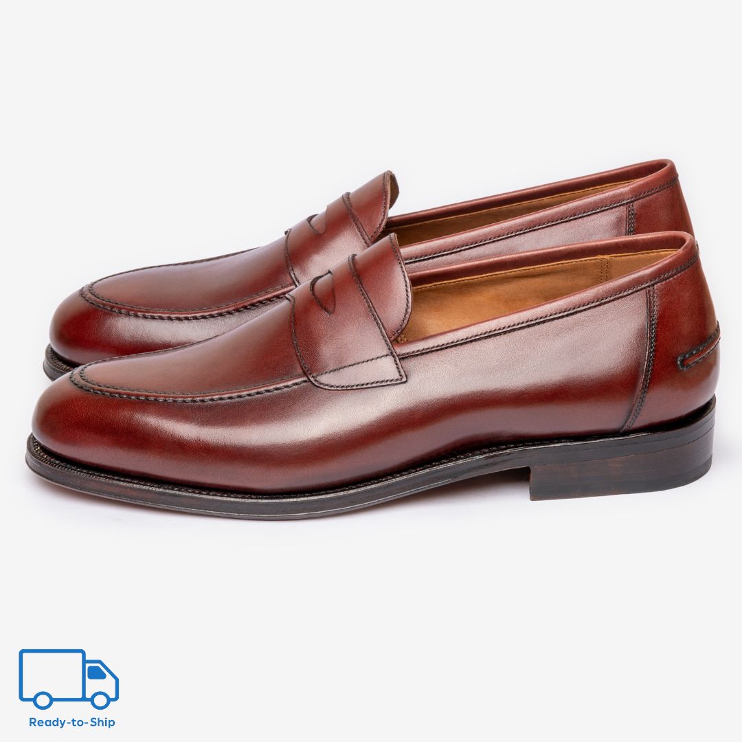 Penny Loafer Ii | Burgundy - Rufer Last