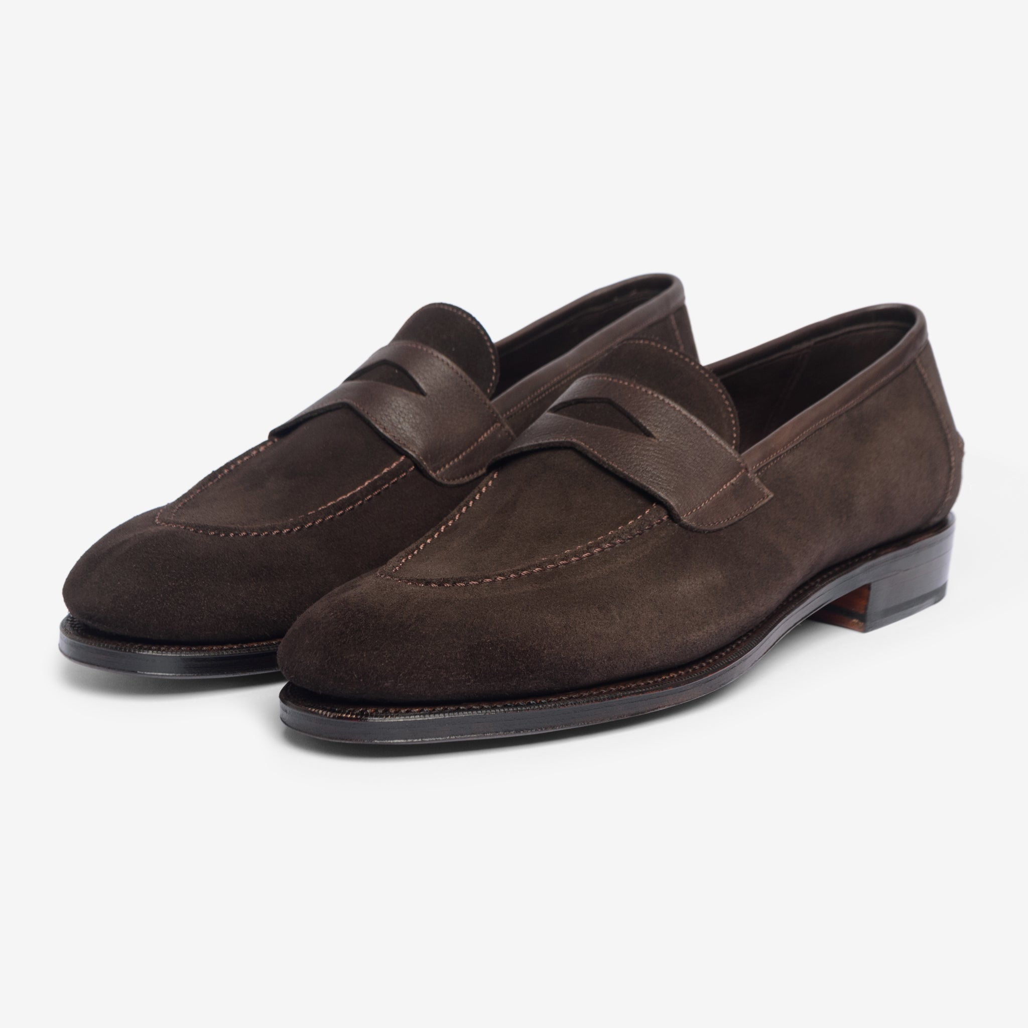 Unlined Penny Loafer Ii | Bitter Choco - Rufer Last - Janus Calf