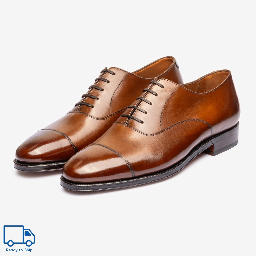 Straight Tip Oxford | Brown - Zip Last