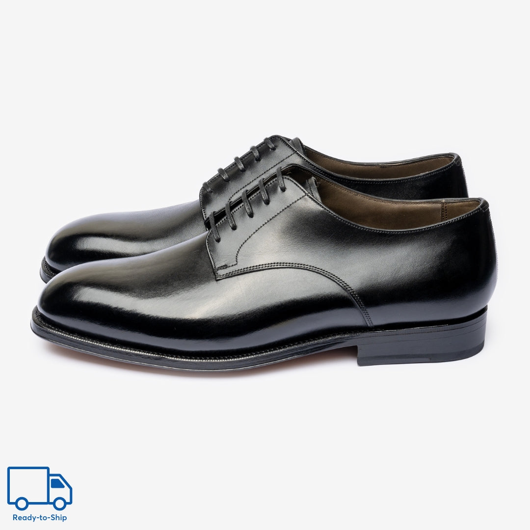 Plain Derby | Black - Char Last