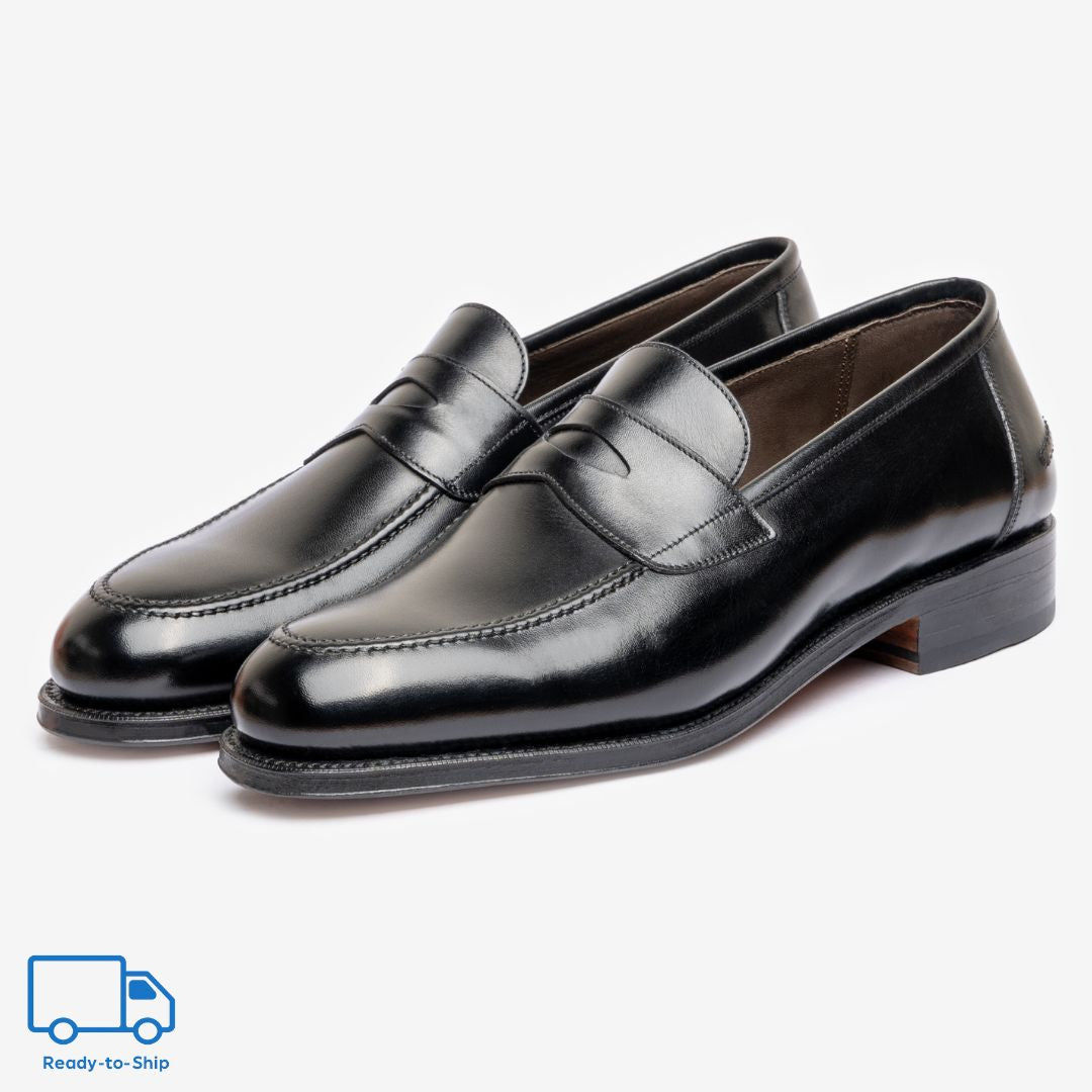 Penny Loafer Ii | Black - Rufer Last