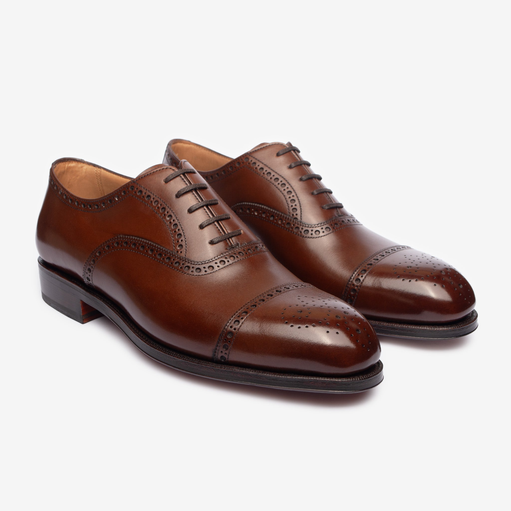 Semi Brogue Oxford | Brown - Char Last