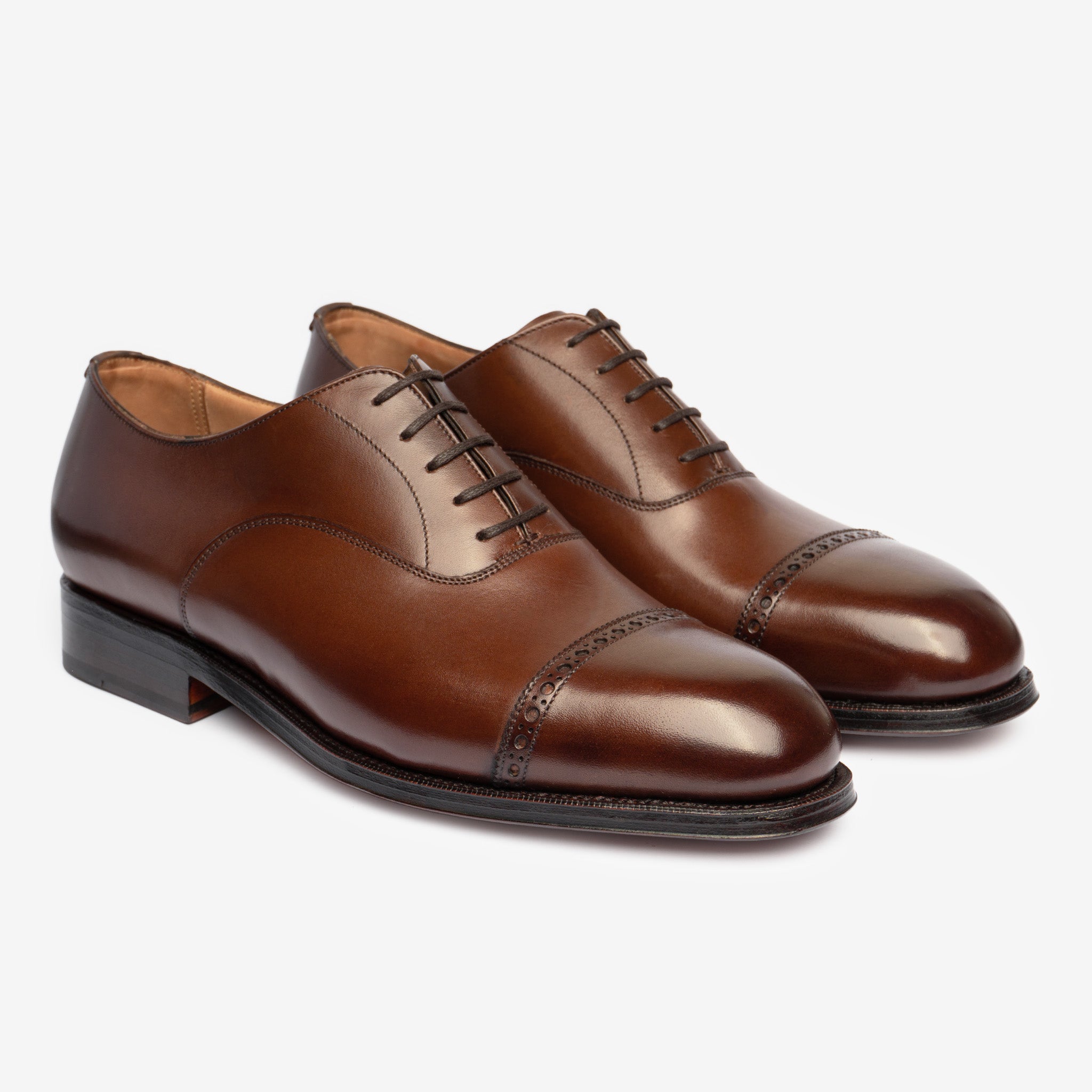 Punch Cap Oxford | Brown - Char Last
