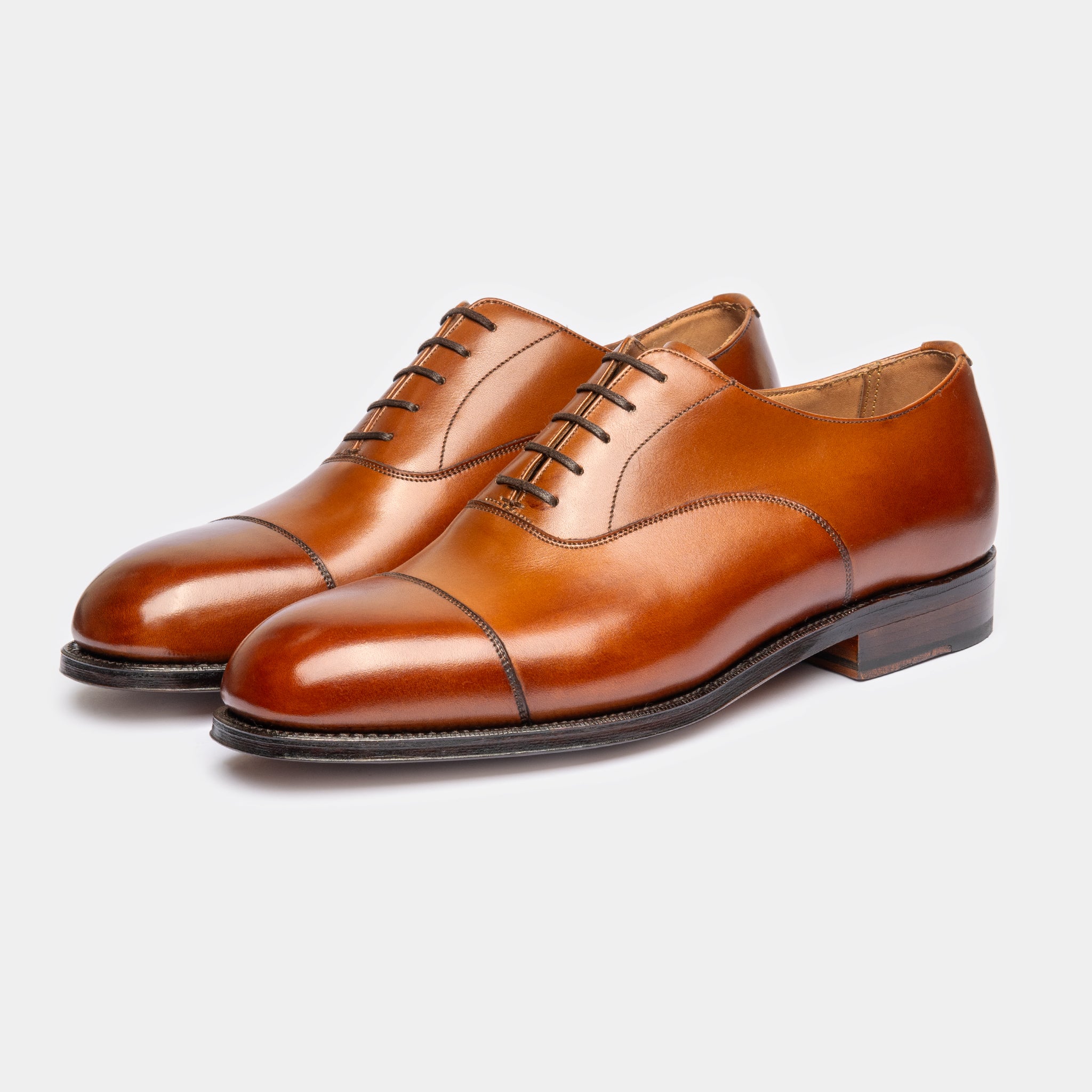 Straight Tip Oxford | Tan - Char Last