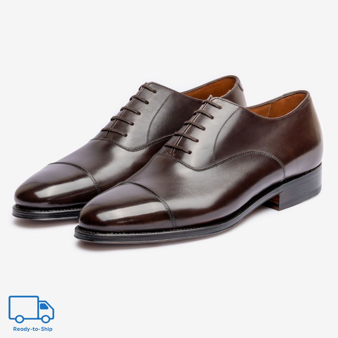 Straight Tip Oxford | Bitter Choco - Zip Last