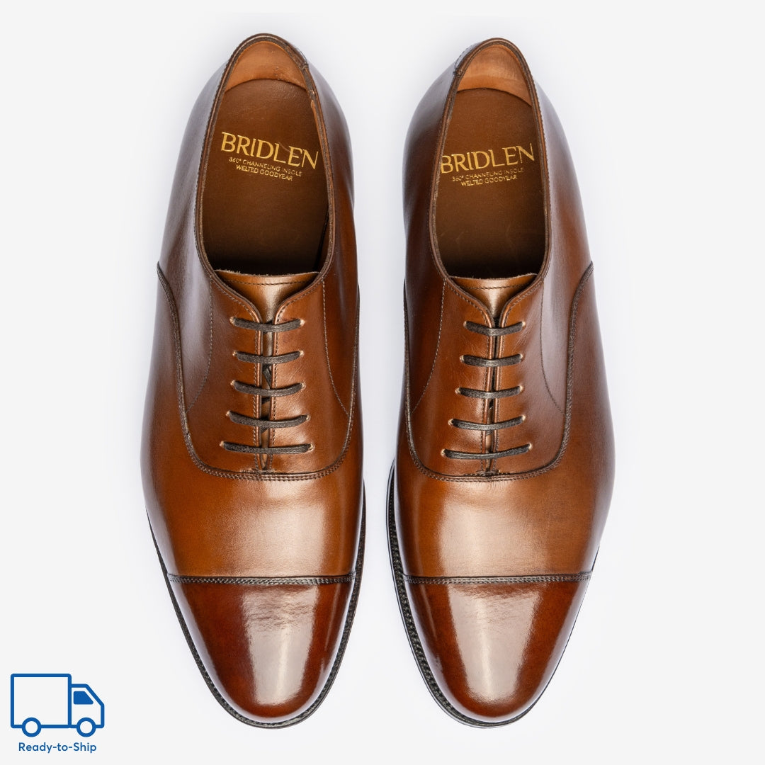 Straight Tip Oxford | Brown - Zip Last