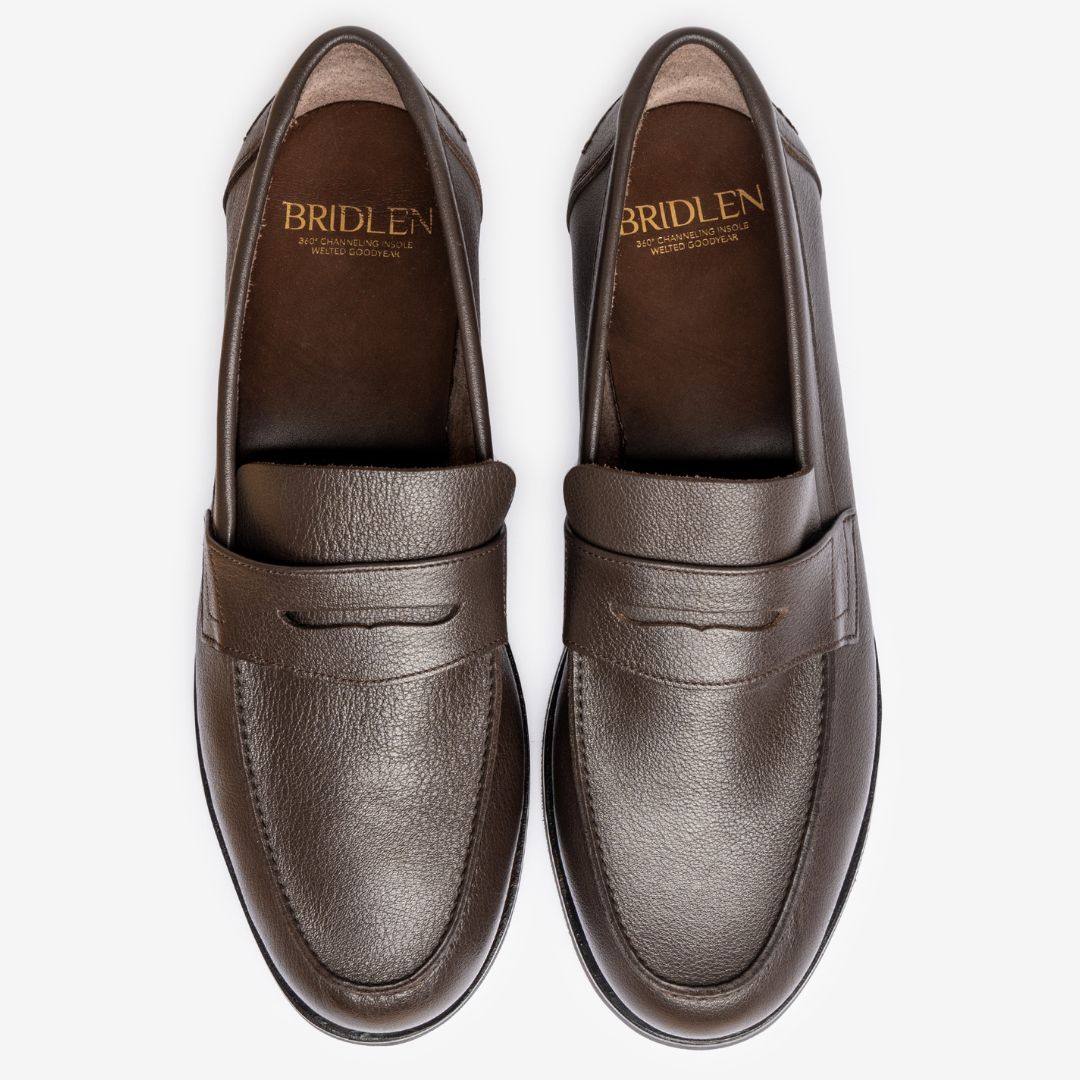 Unlined Moccasin | Mokka Milled - Armin Last