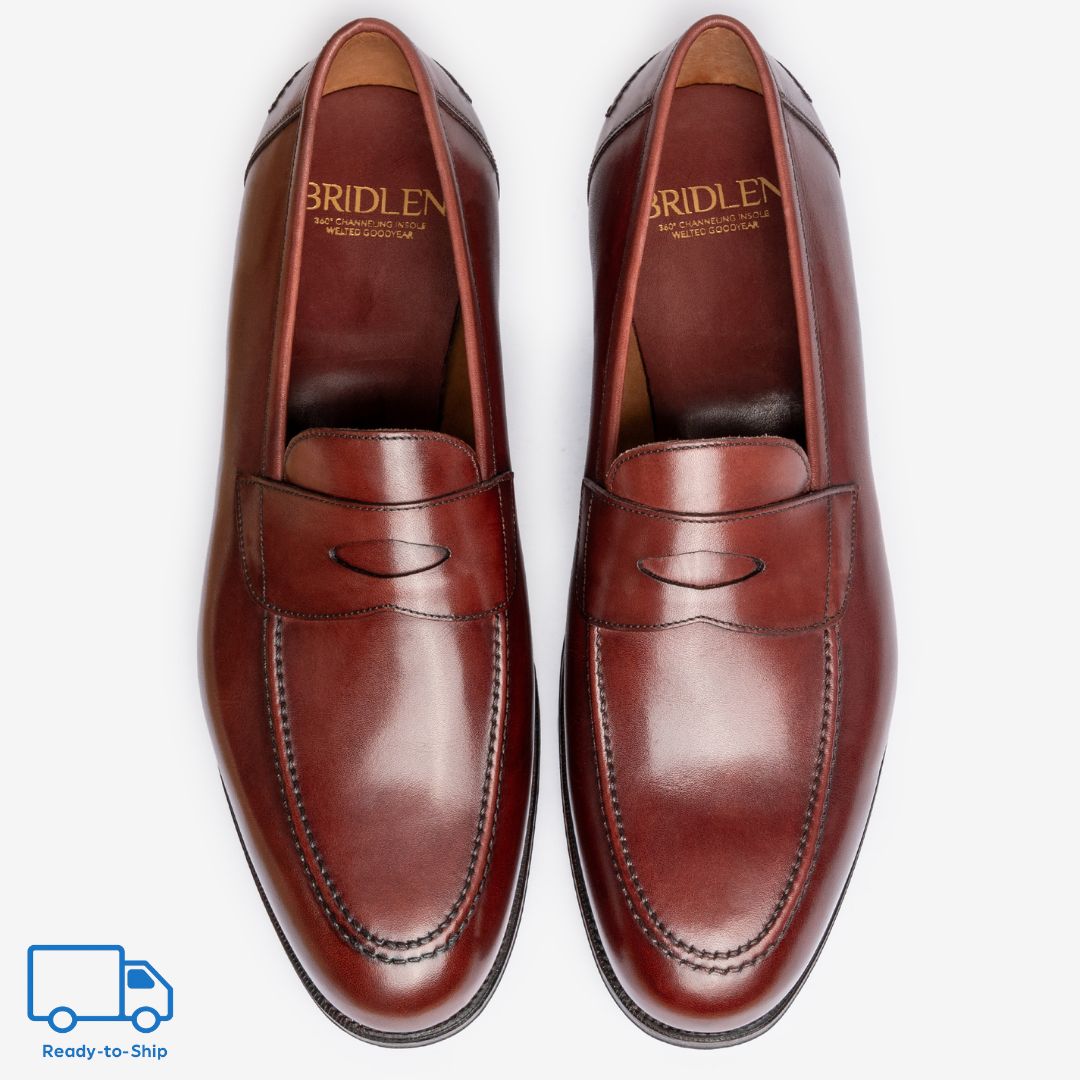 Penny Loafer Ii | Burgundy - Rufer Last
