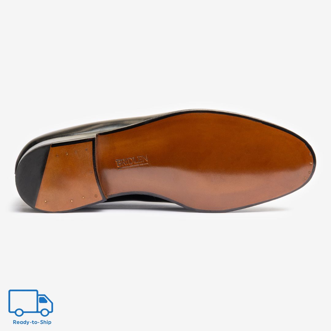 Straight Tip Oxford | Burgundy Museum Calf - Chip Last