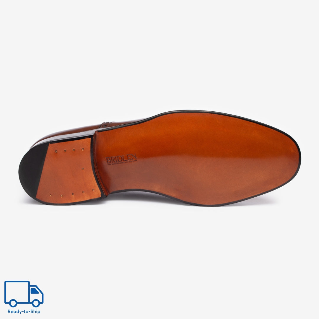 Semi Brogue Oxford | Brown - Char Last