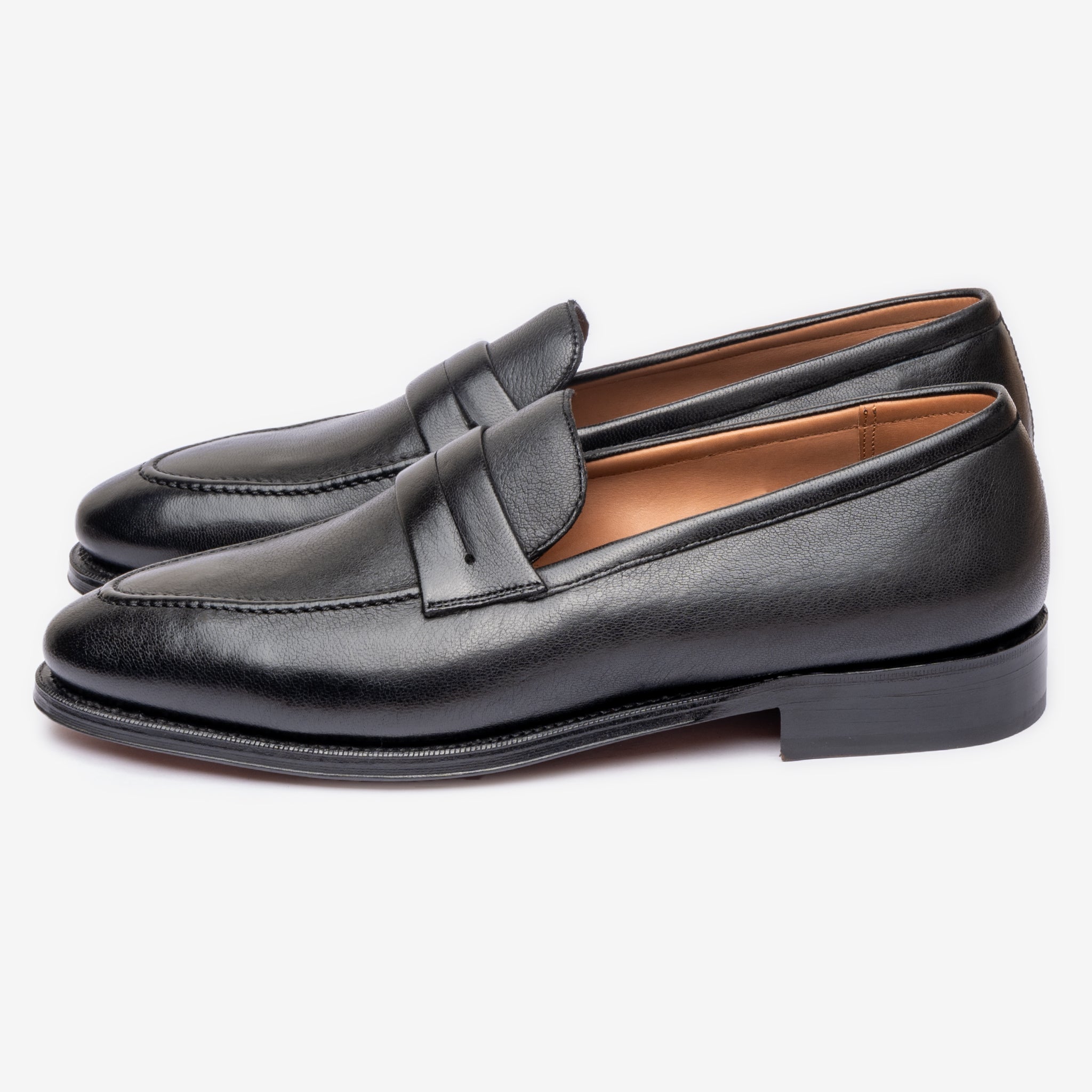 Punch Line Loafer | Black Deer Leather - Zilo Last
