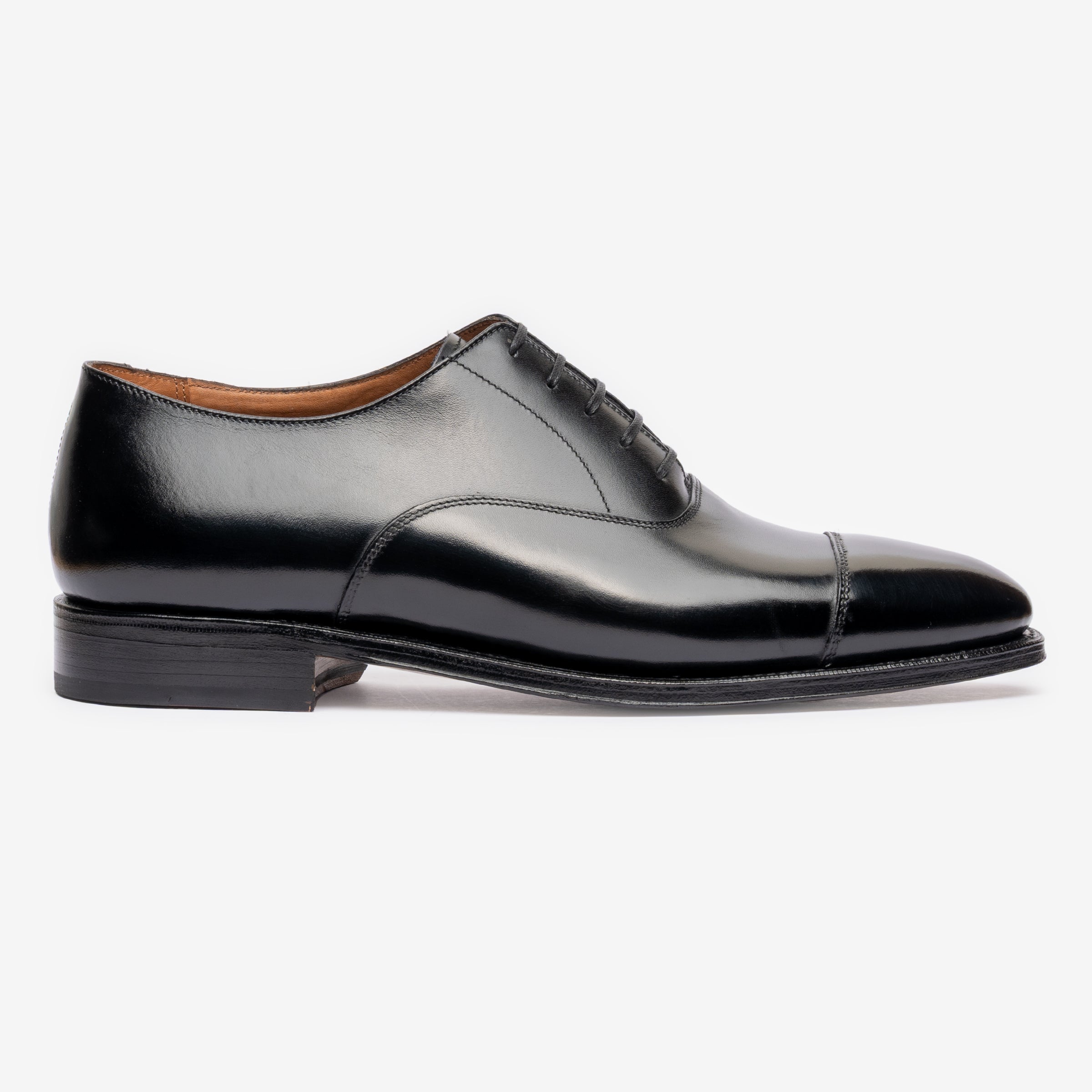 Straight Tip Oxford | Black - Zip Last