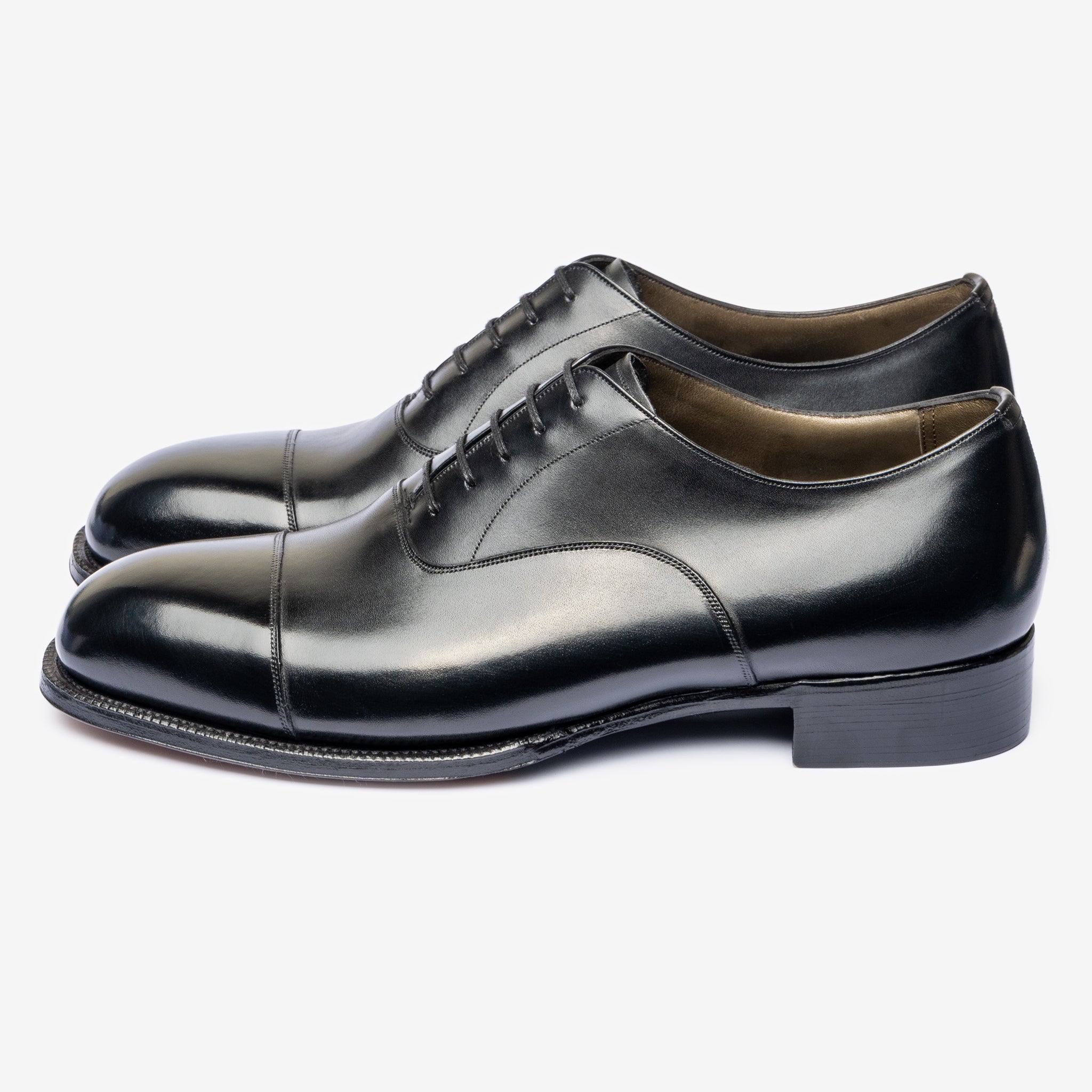 Straight Tip Oxford | Black - Char Last - Founders 25