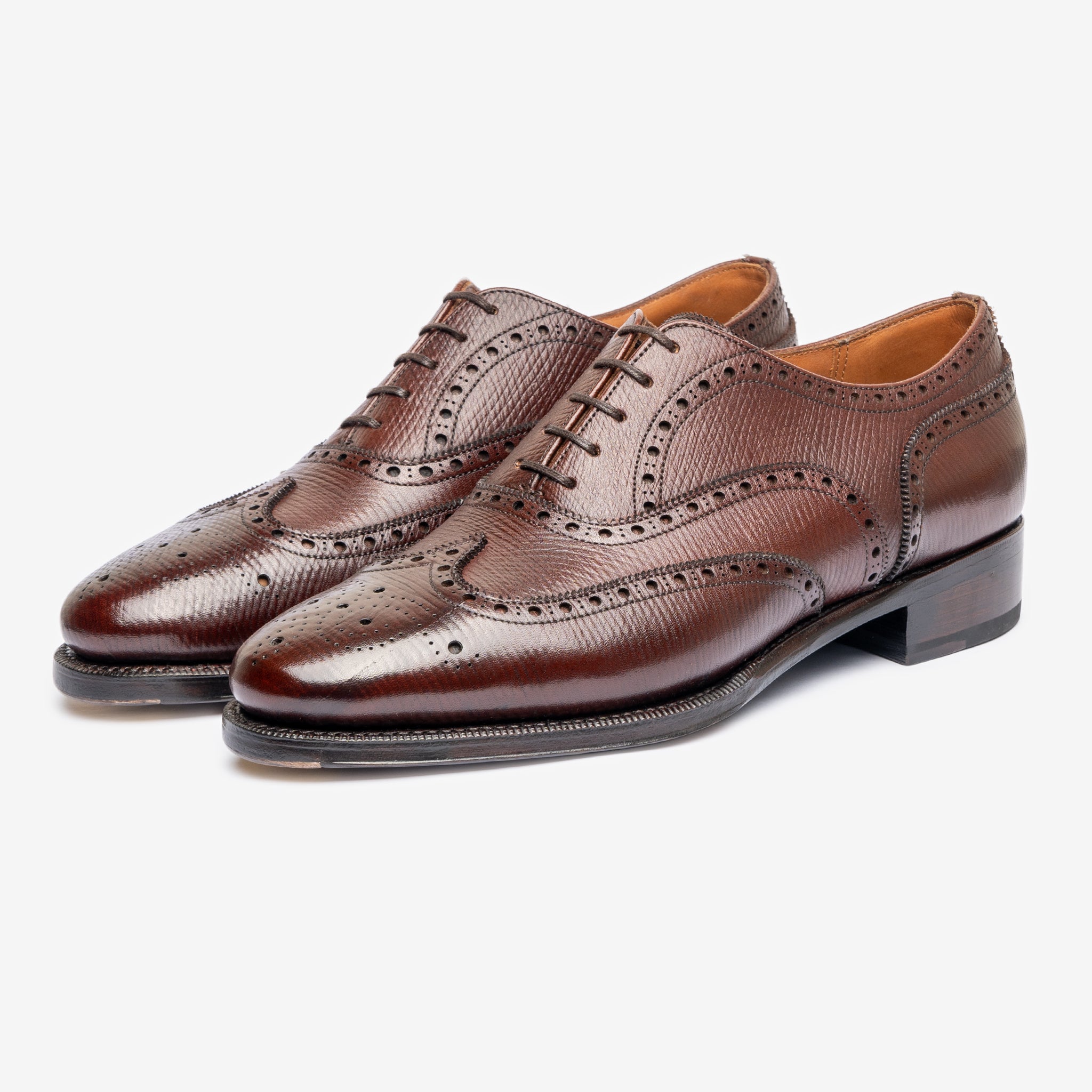 Wingtip Oxford | Brown Reindeer Calf - Chip Last - Founders 25