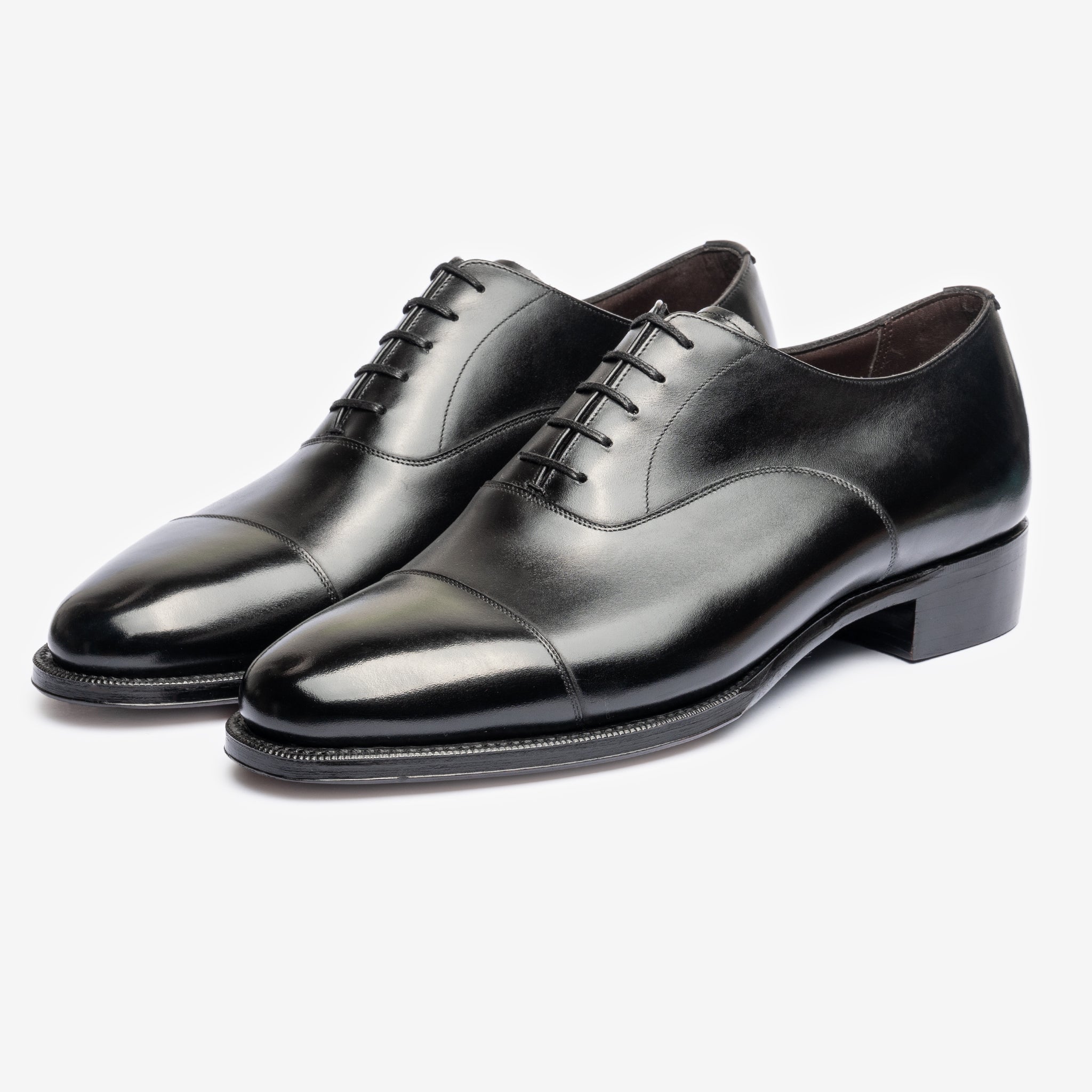 Straight Tip Oxford | Black - Zip Last - Founders 25