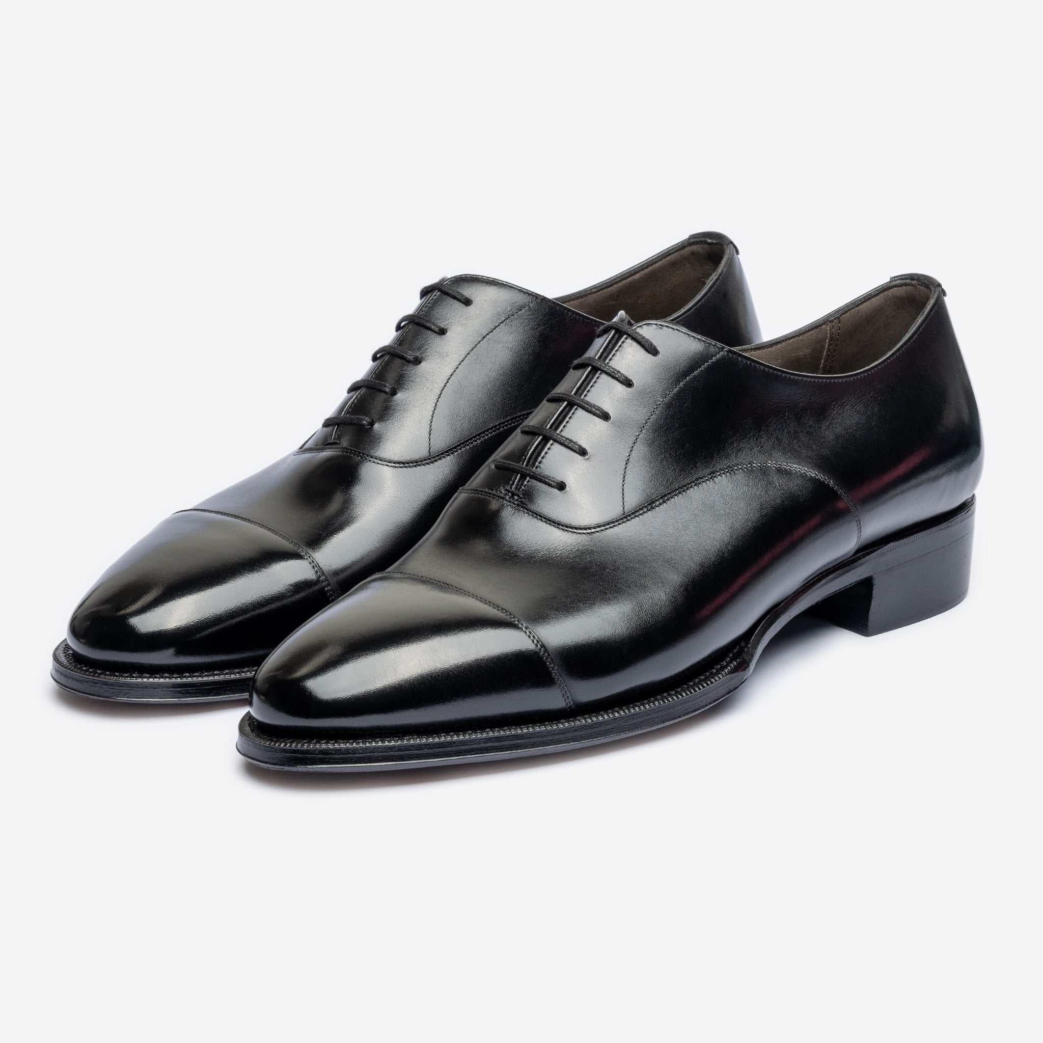 Straight Tip Oxford | Black - Chip Last - Founders 25