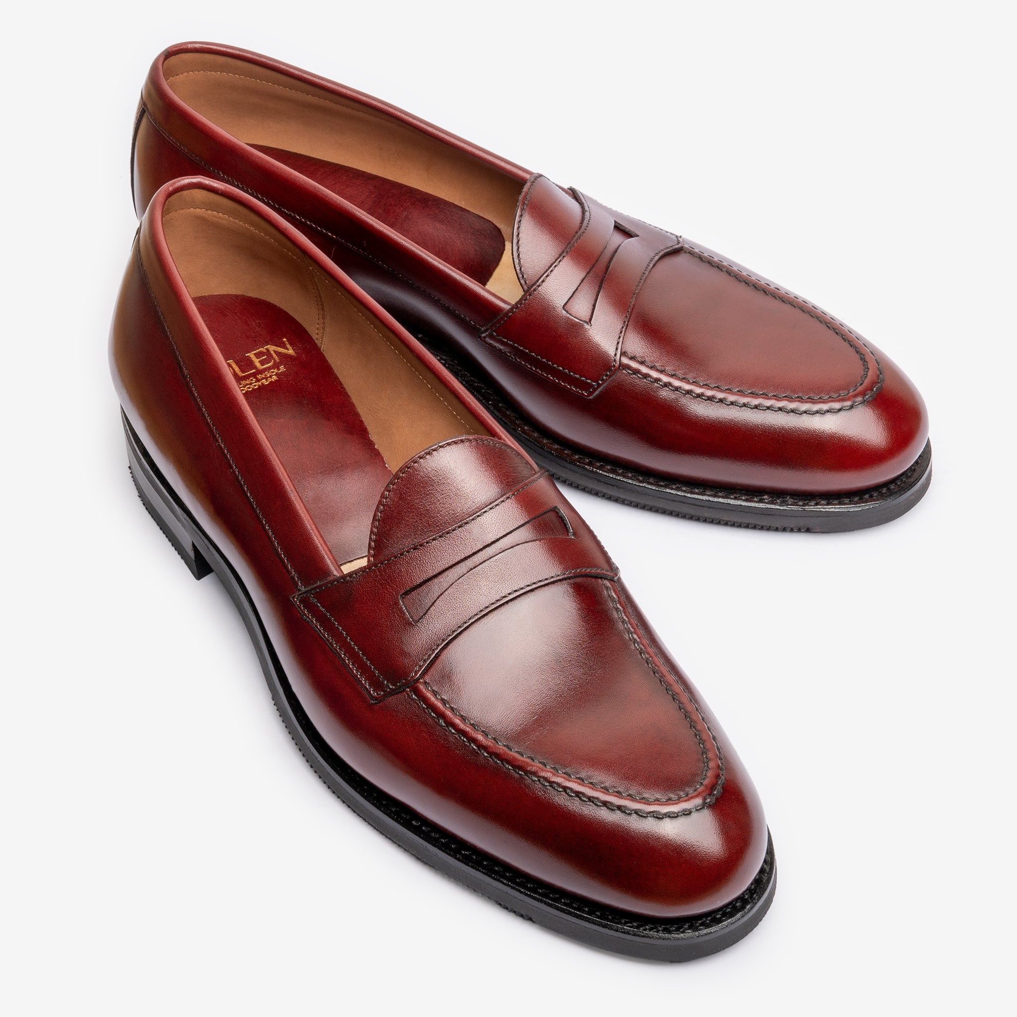 Prep Loafer | Burgundy - Rufer Last