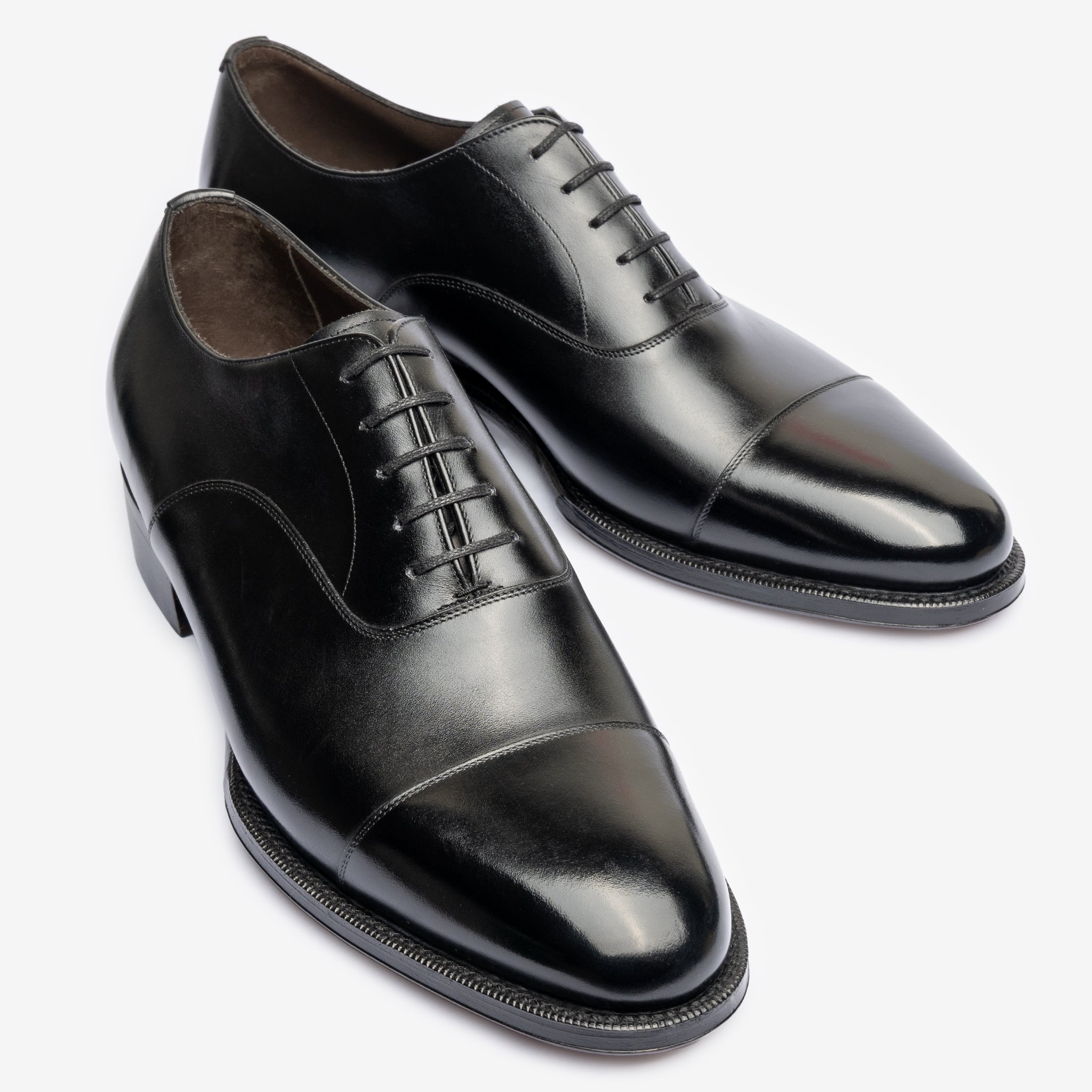 Straight Tip Oxford | Black - Zip Last - Founders 25