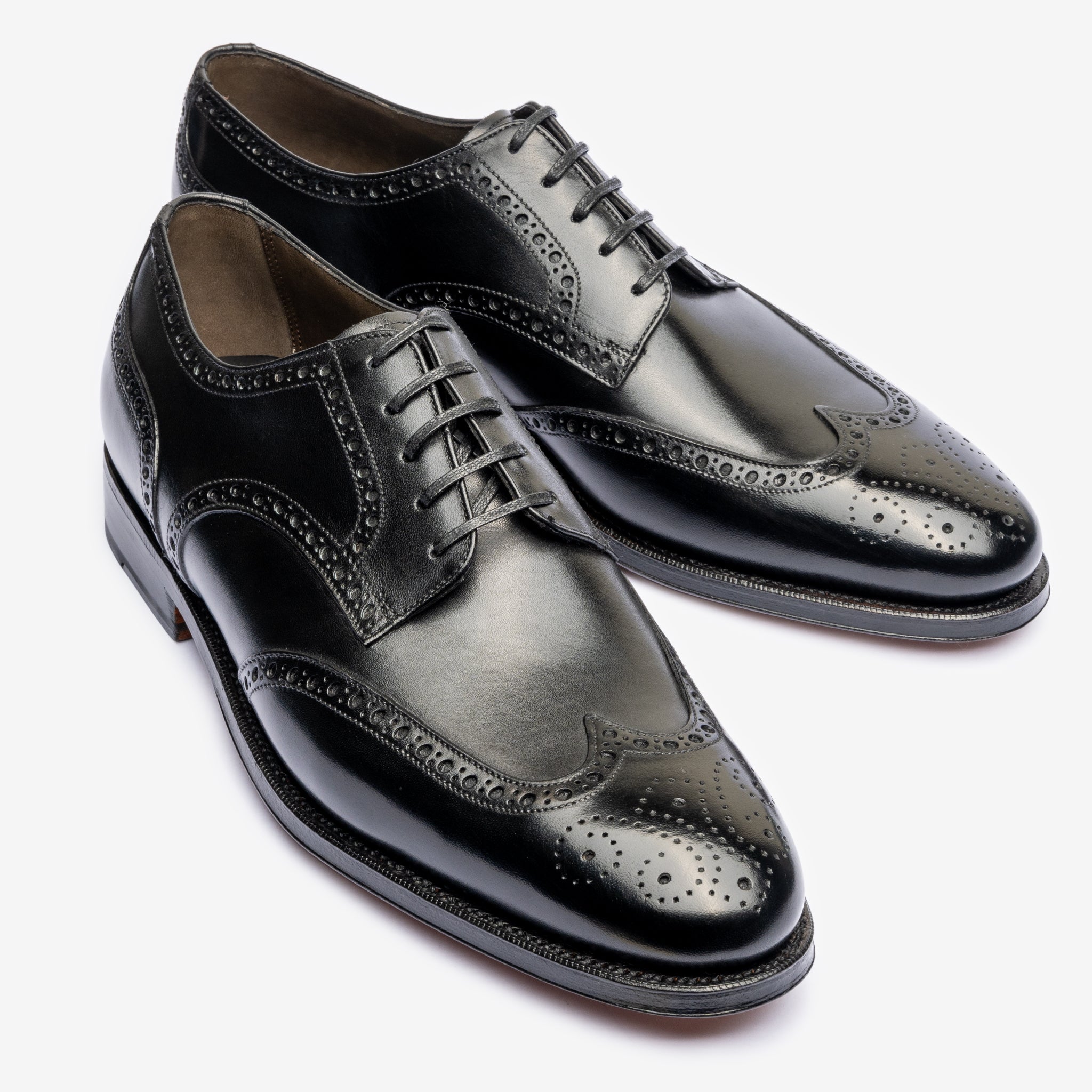 Wingtip Derby | Black - Zip Last