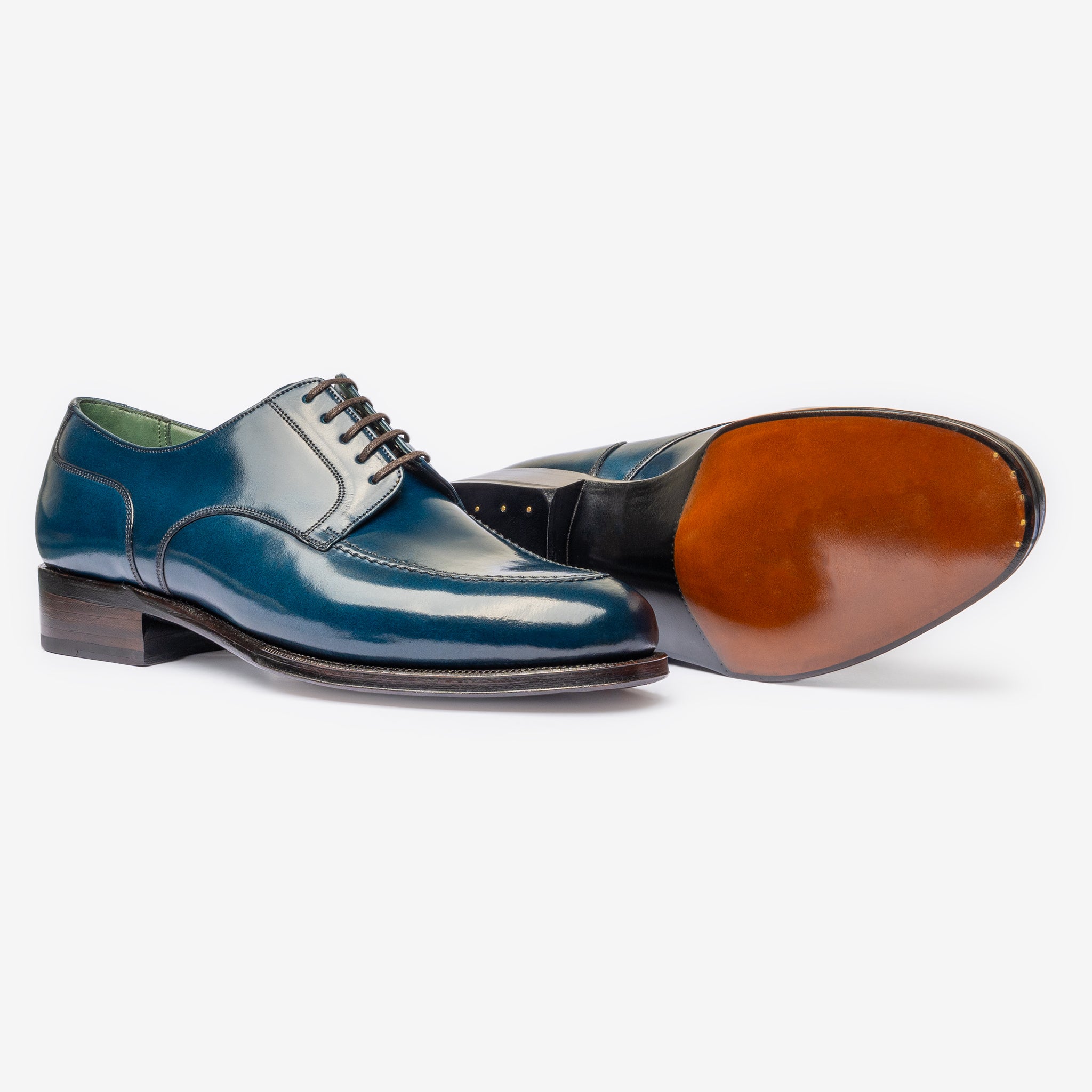 U-Tip Derby | Blue Shell Cordovan - Rui Last