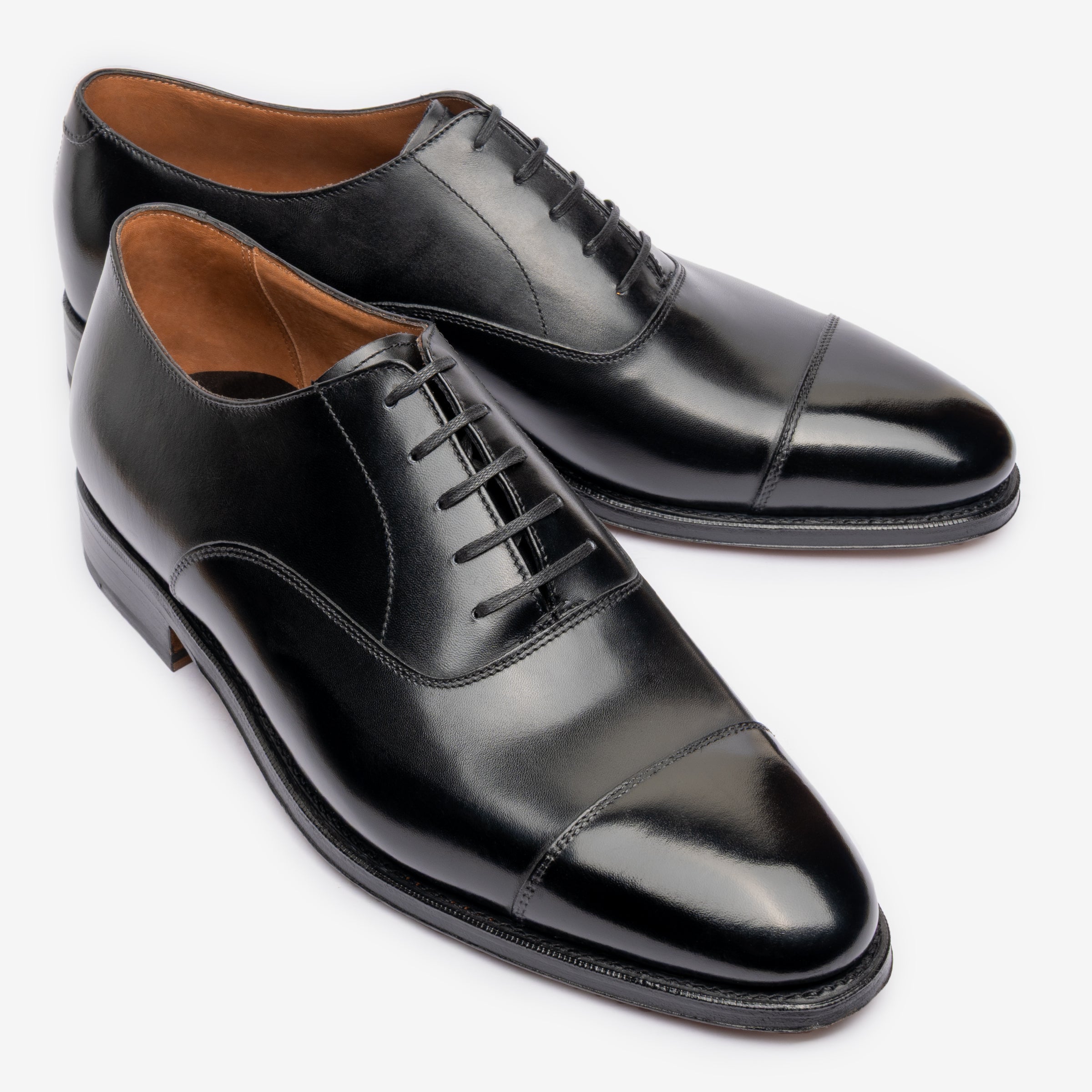Straight Tip Oxford | Black - Zip Last