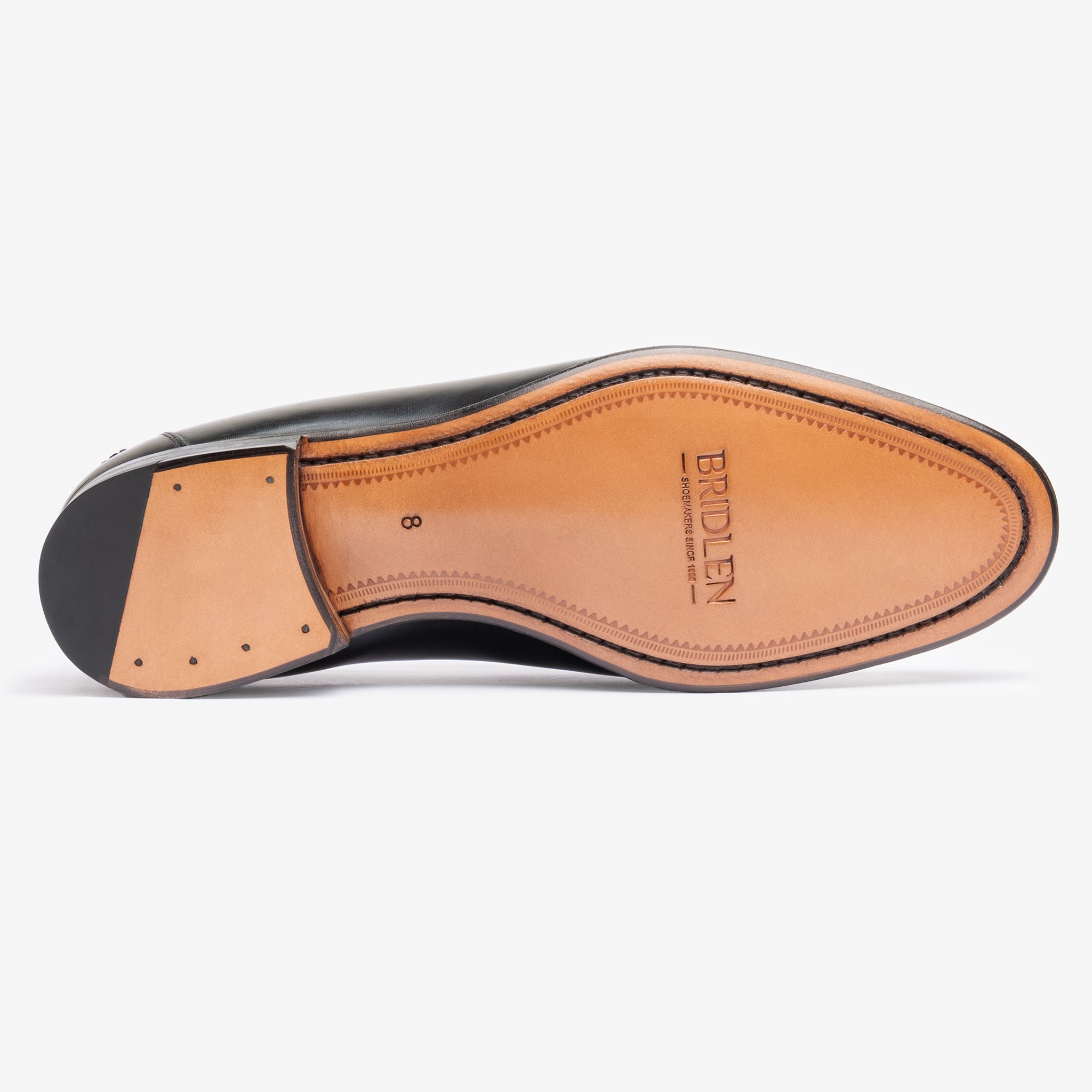 Y-Tip Penny Loafer | Black - Blake Line