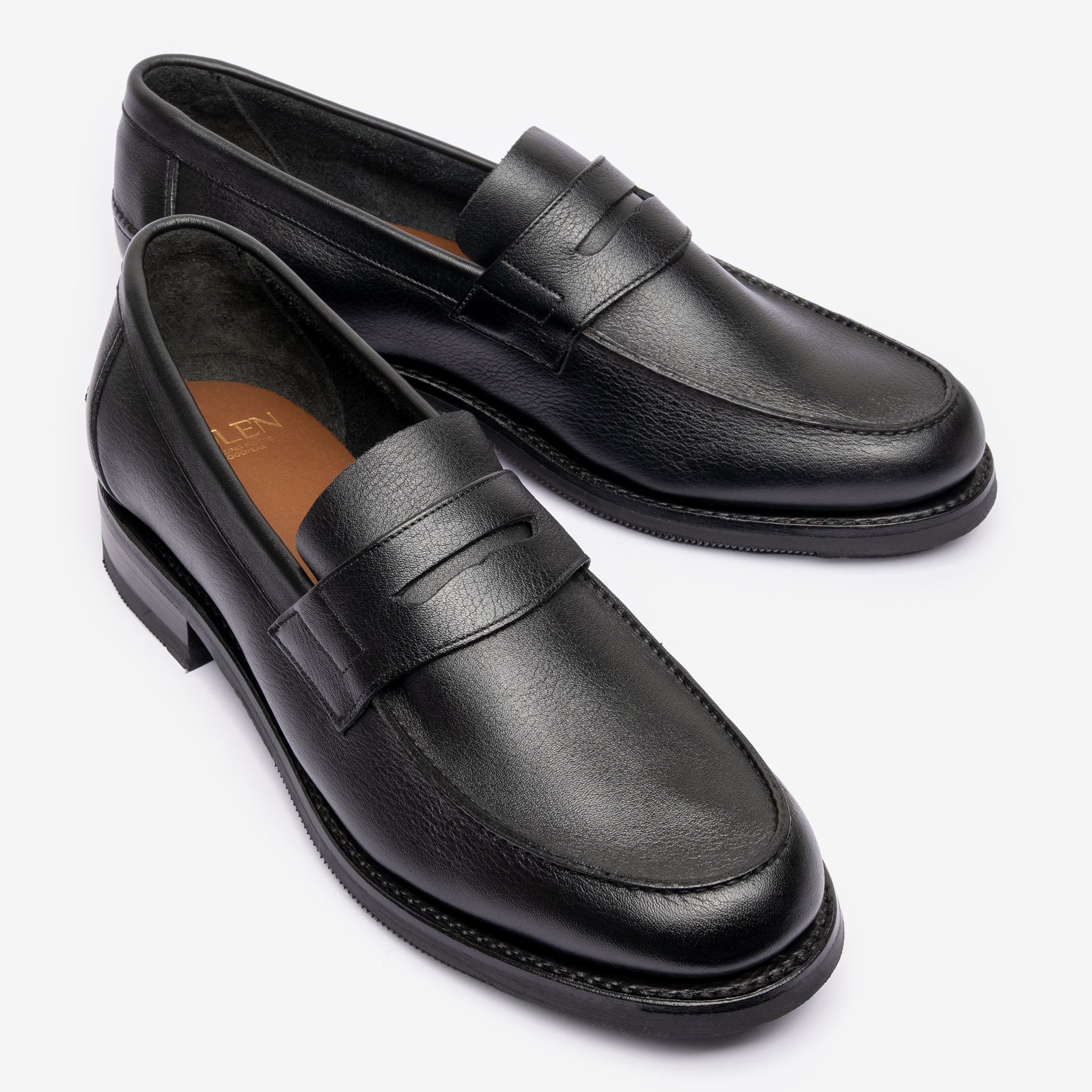 Unlined Moccasin | Noir Milled - Armin Last