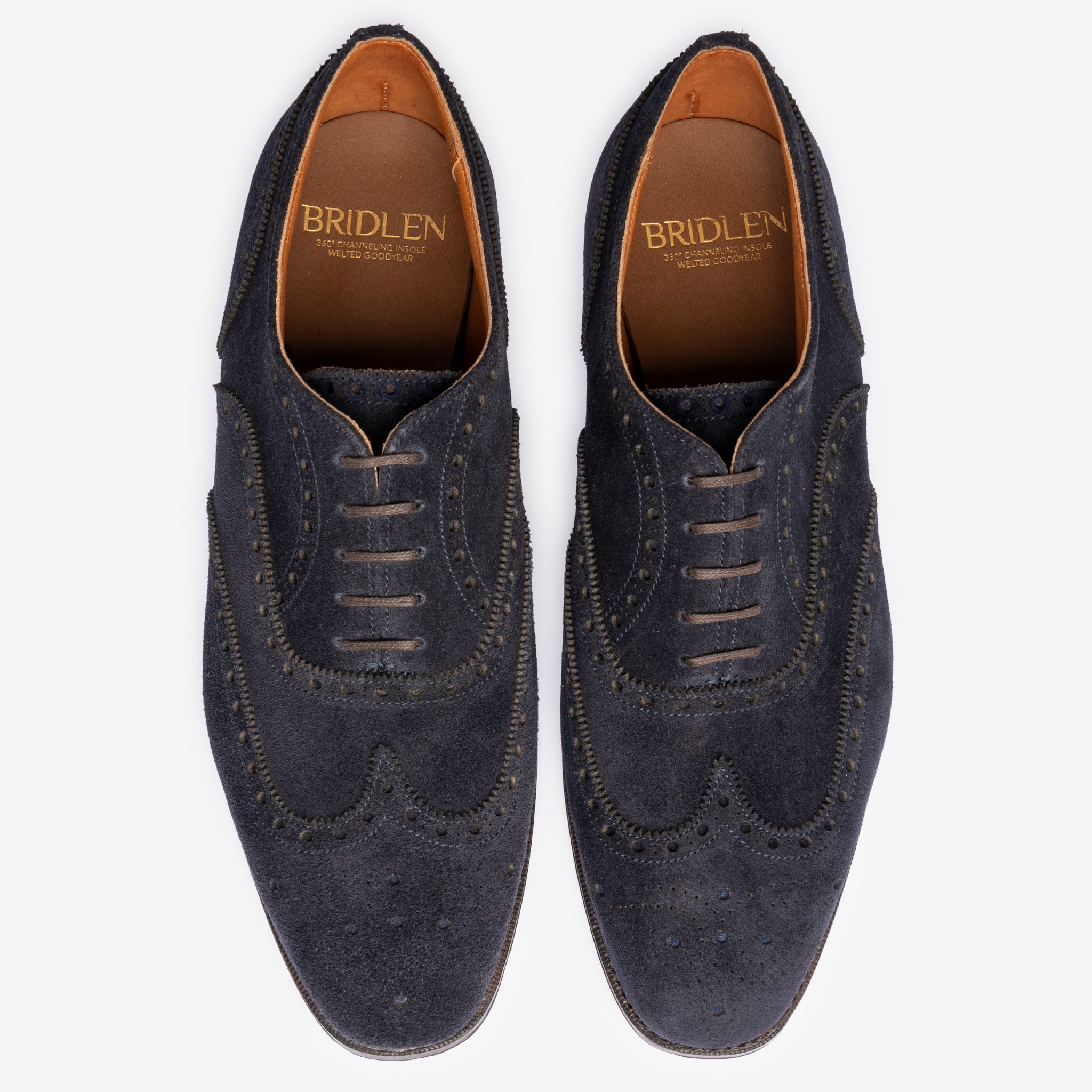 Wingtip Oxford | Ink Blue - Char Last