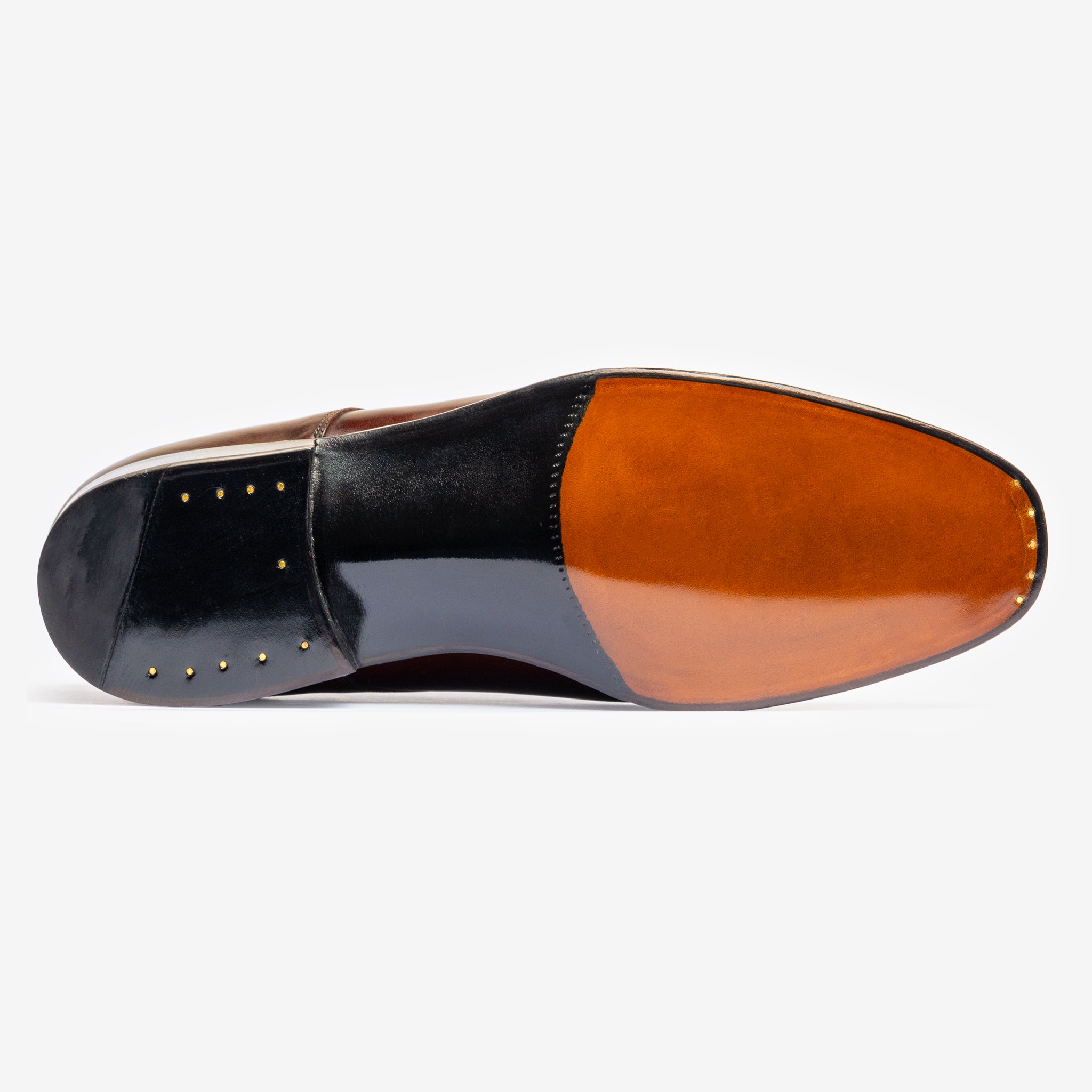 Plain Derby | Bordo Shell Cordovan - Char Last