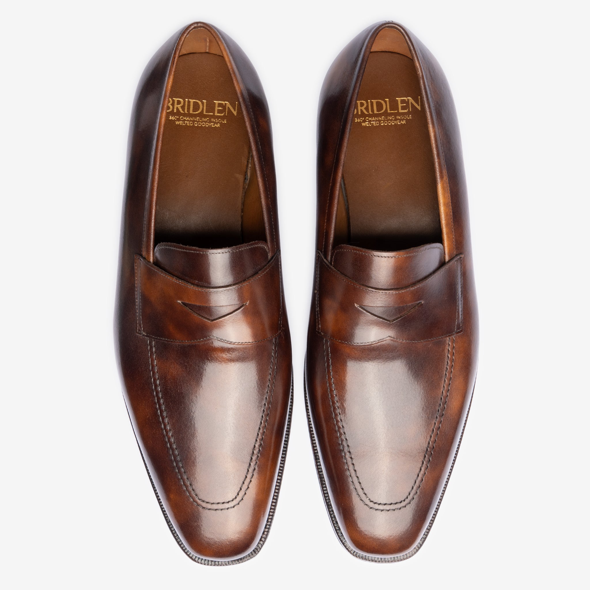 Penny Loafer | Brown Museum calf - Deer Last - Founders 25